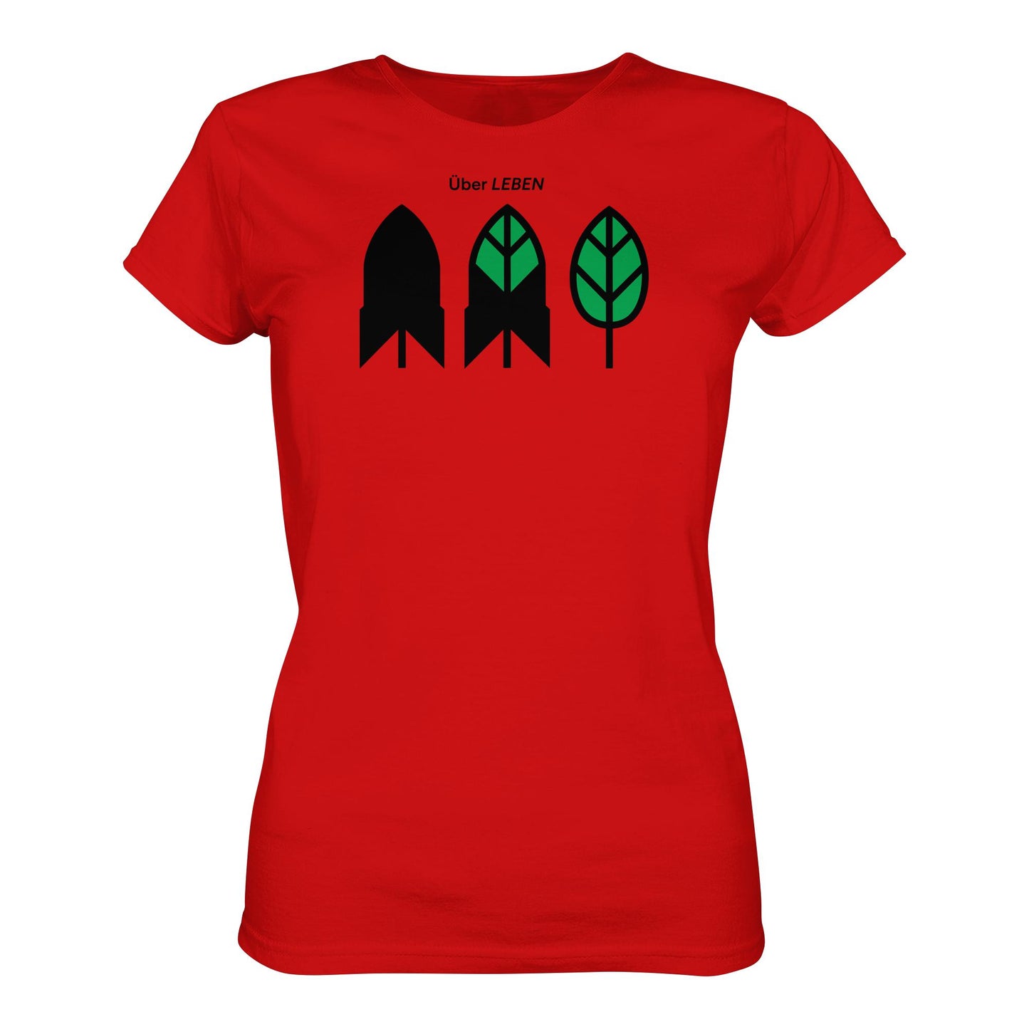 DDR Ostalgie Shirt Mädels • ÜBER LEBEN (ORIGINAL FRIEDENS-PLAKAT)