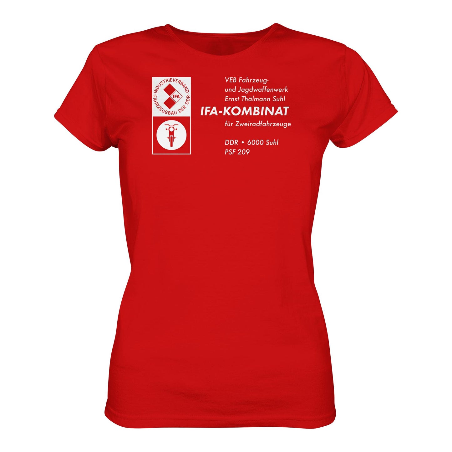 DDR Ostalgie Shirt Mädels • VEB FAHRZEUG- UND JAGDWAFFENWERK ERNST THÄLMANN SUHL