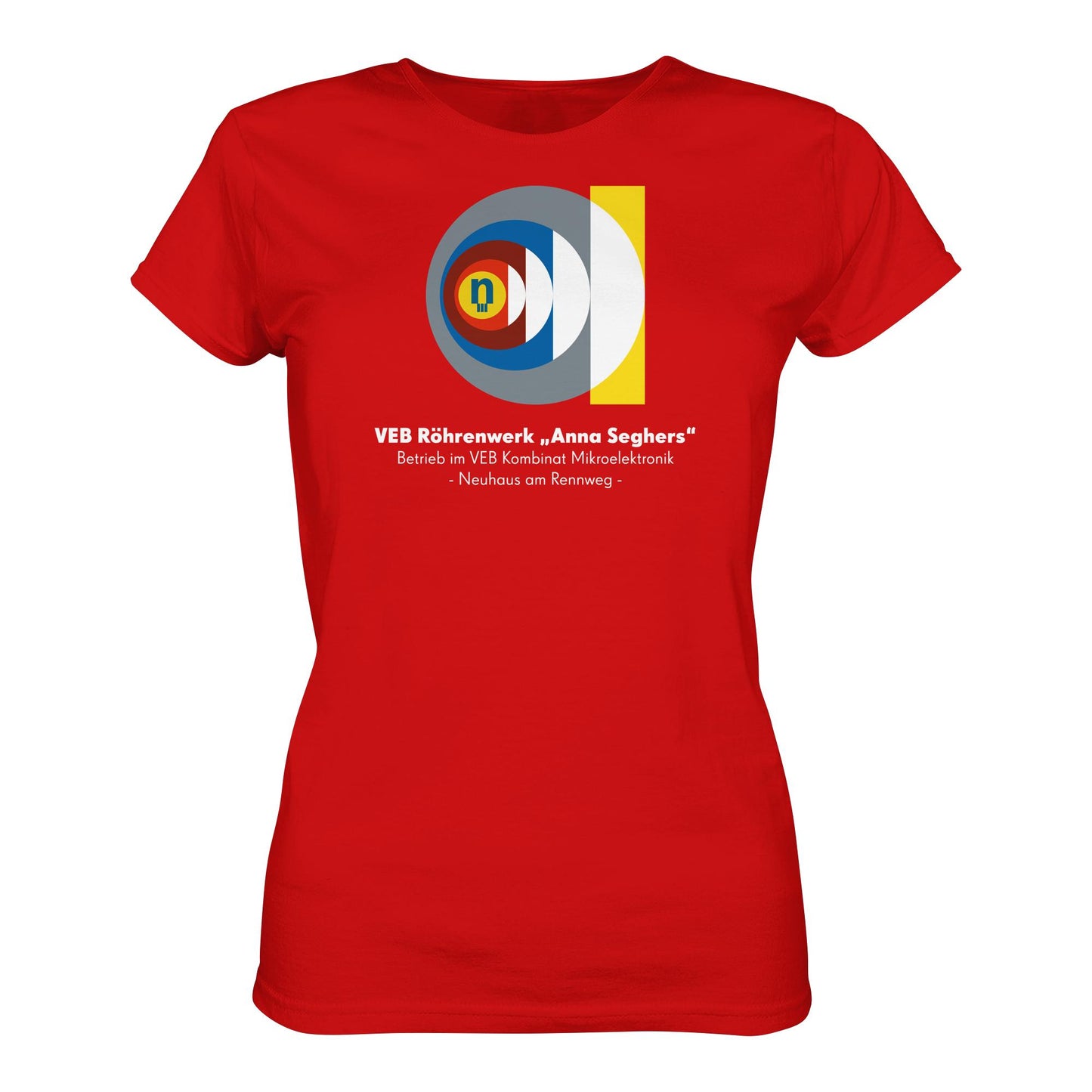 DDR Ostalgie Shirt Mädels • VEB RÖHRENWERK ANNA SEGHERS - NEUHAUS