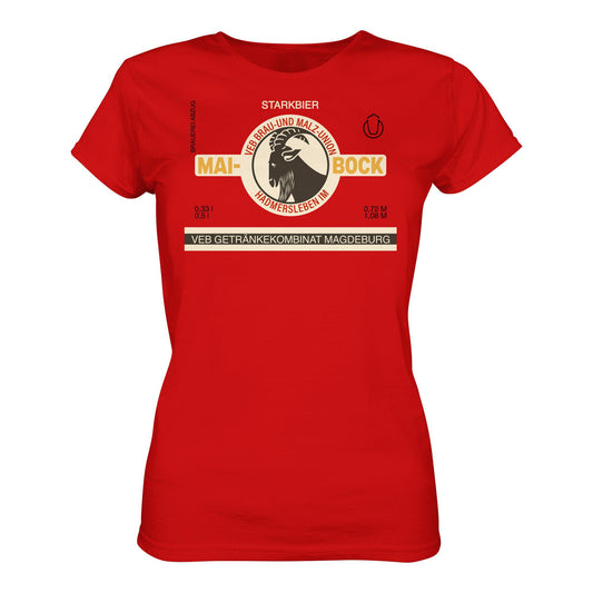 DDR Ostalgie Shirt Mädels • VEB GETRÄNKEKOMBINAT MAGDEBURG - MAIBOCK, VEB BRAU- UND MALZUNION HADMERSLEBEN