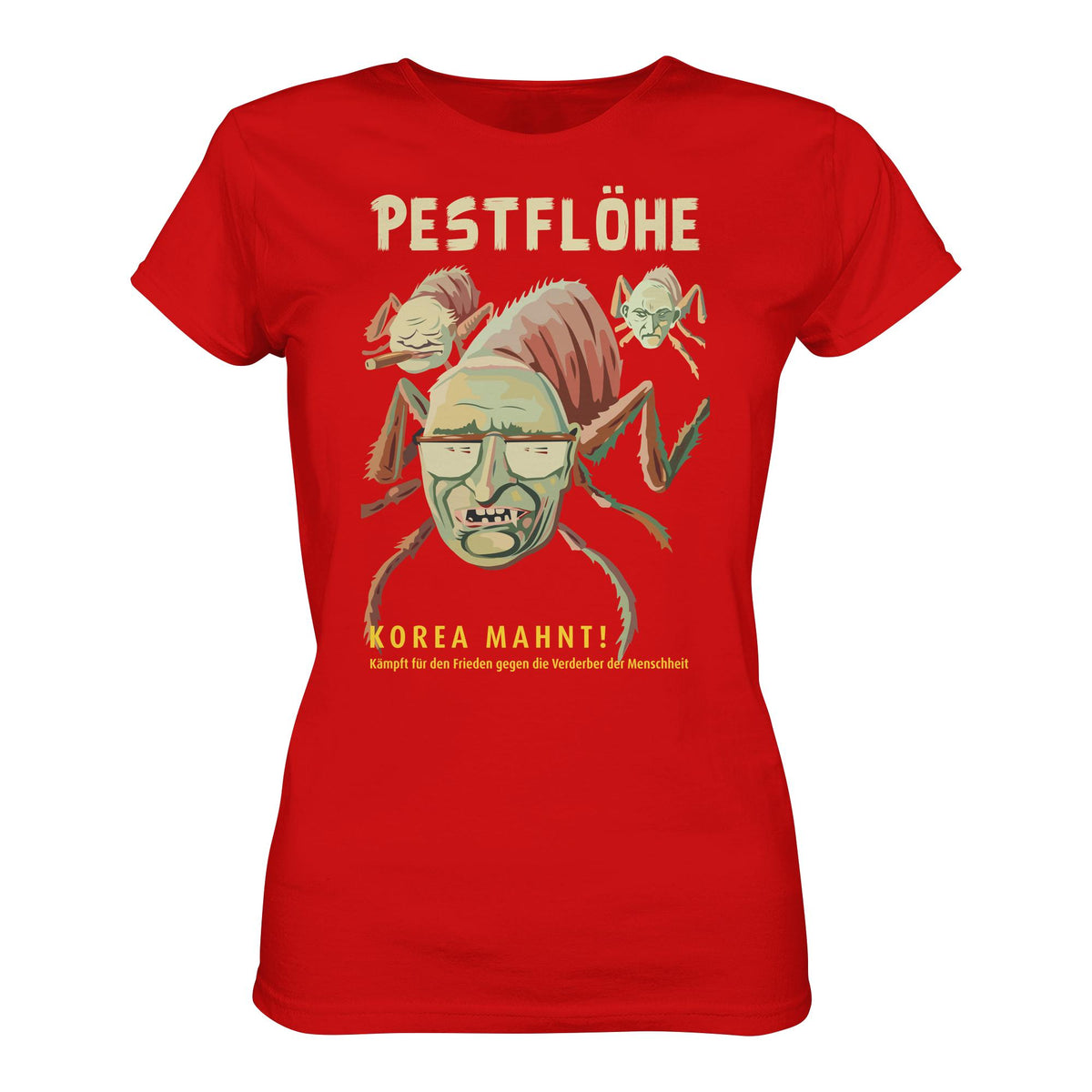 DDR Ostalgie Shirt Mädels • NATO-PESTFLÖHE - KOREA WARNT