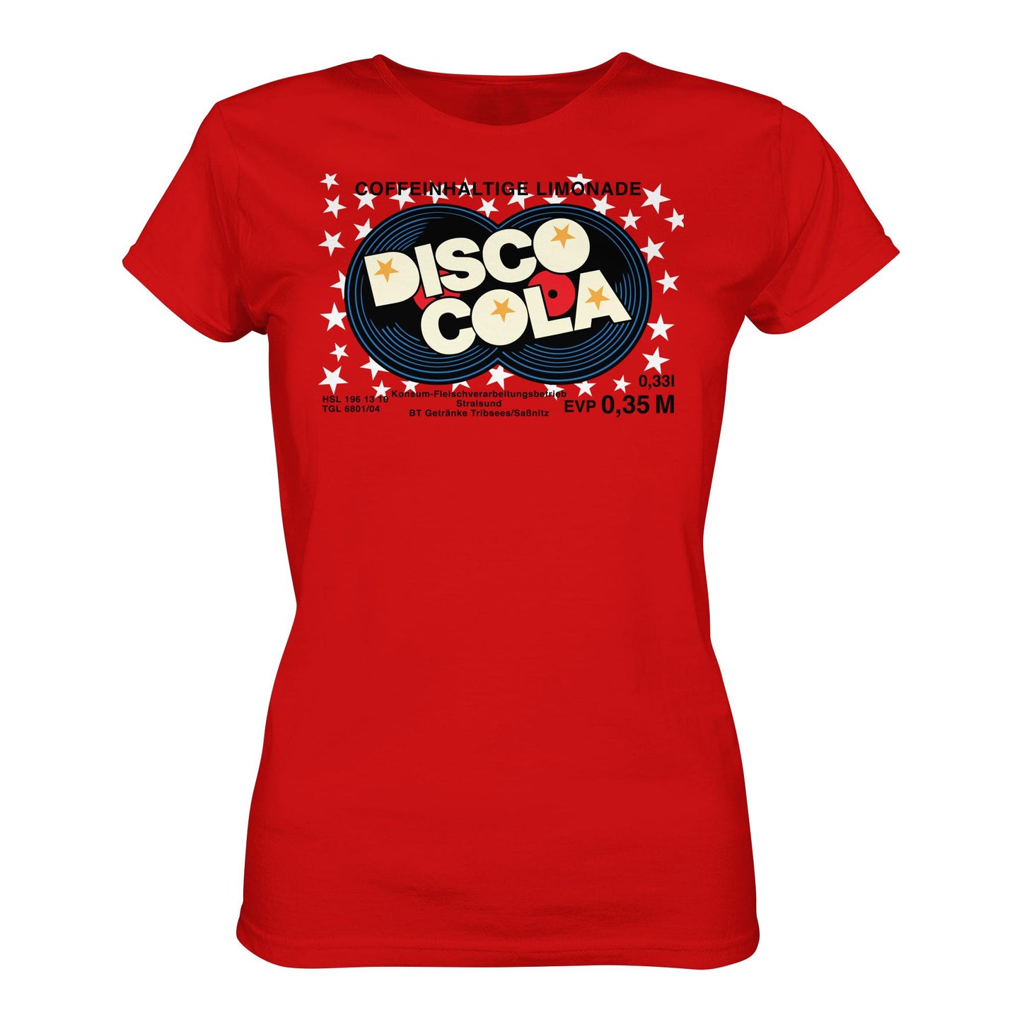 DDR Ostalgie Shirt Mädels • DISCO COLA - ORIGINAL ETIKETT