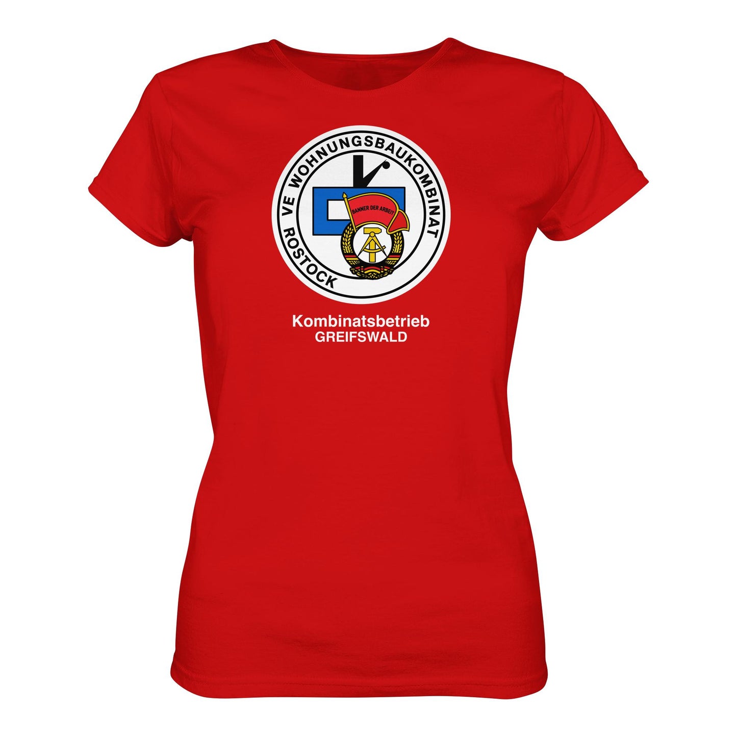 DDR Ostalgie Shirt Mädels • VE WOHNUNGSBAUKOMBINAT ROSTOCK - GREIFSWALD