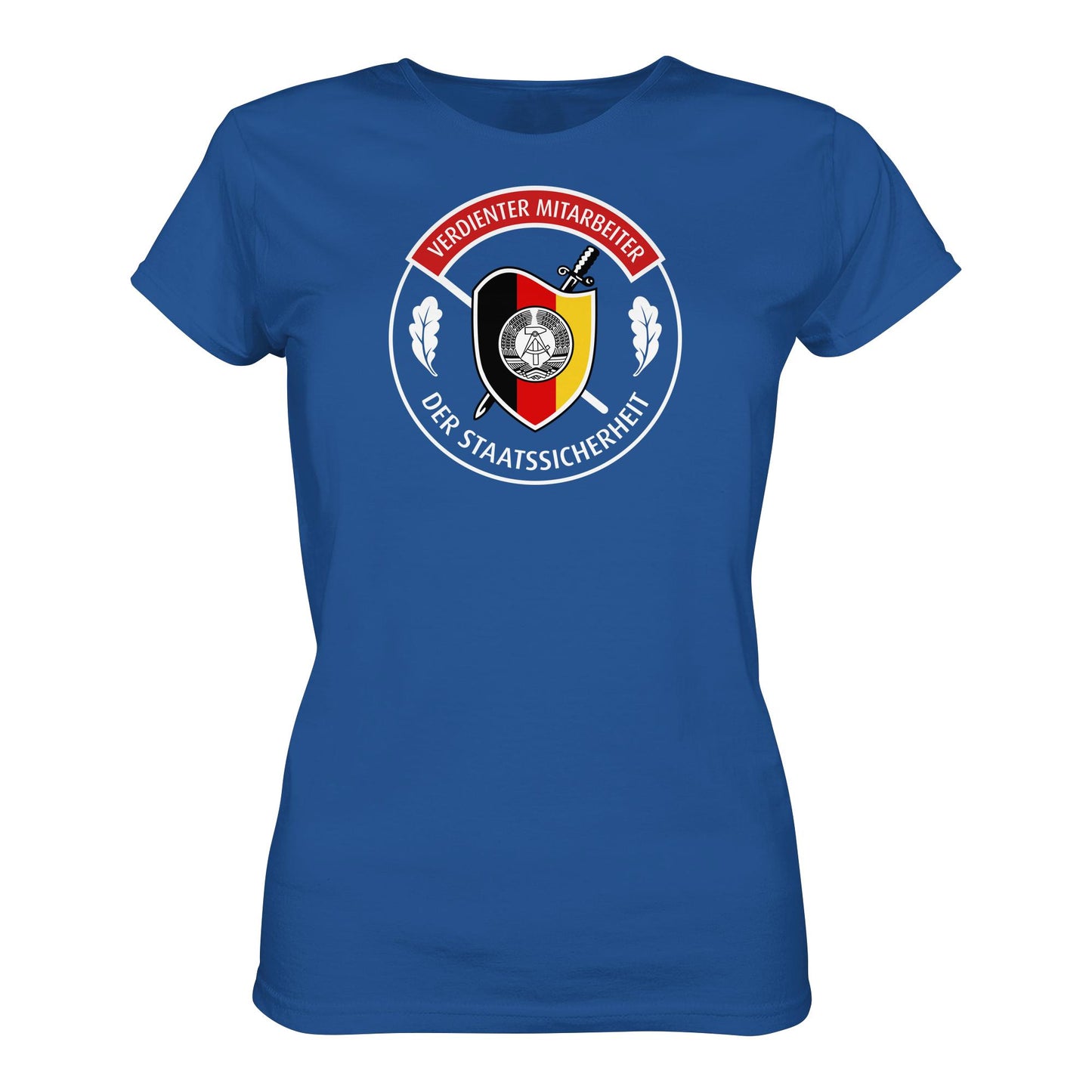 DDR Ostalgie Shirt Mädels • VERDIENTER MITARBEITER DER STAATSSICHERHEIT (ORIGINAL ORDEN)