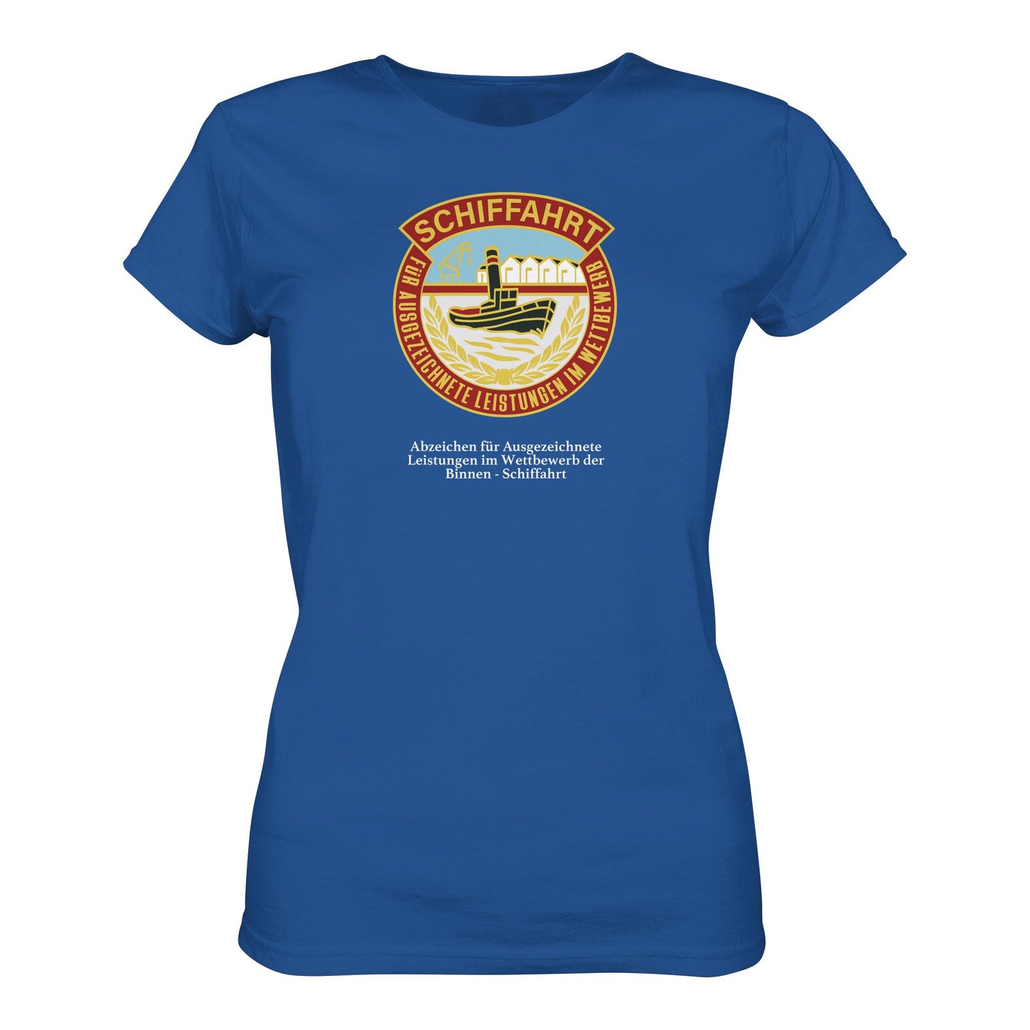 DDR Ostalgie Shirt Mädels • BINNEN-SCHIFFAHRT - ABZEICHEN FÜR AUSGEZEICHNETE LEISTUNGEN