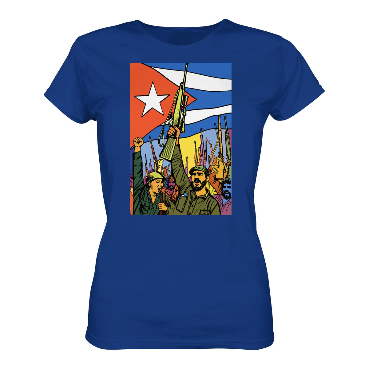 DDR Ostalgie Shirt Mädels • KUBANISCHE REVOLUTION (ORIGINAL POSTER)