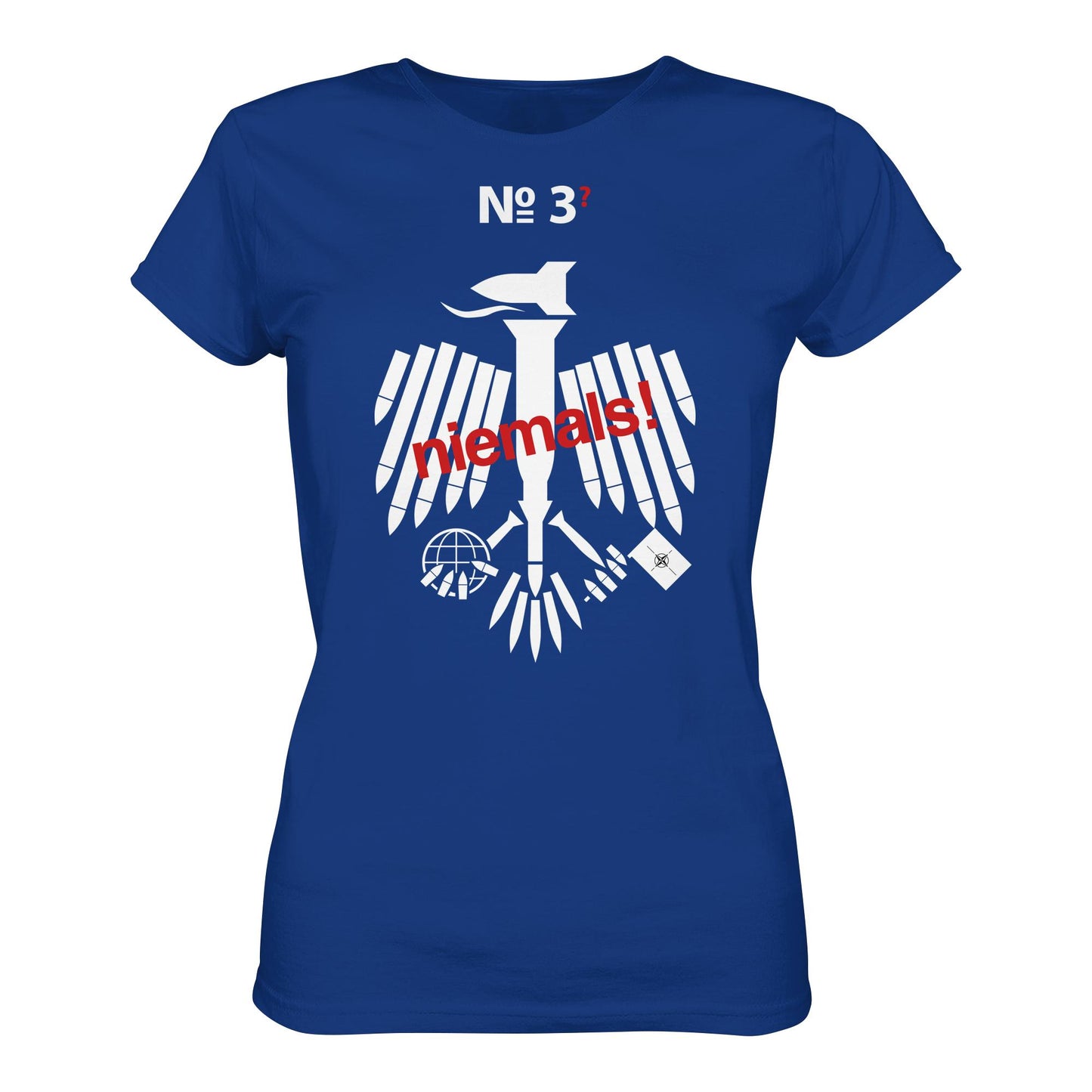 DDR Ostalgie Shirt Mädels • 3. WELTKRIEG NIEMALS! ANTI-NATO (ORIGINAL POSTER)