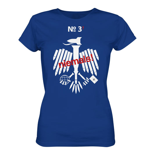 DDR Ostalgie Shirt Mädels • 3. WELTKRIEG NIEMALS! ANTI-NATO (ORIGINAL POSTER)
