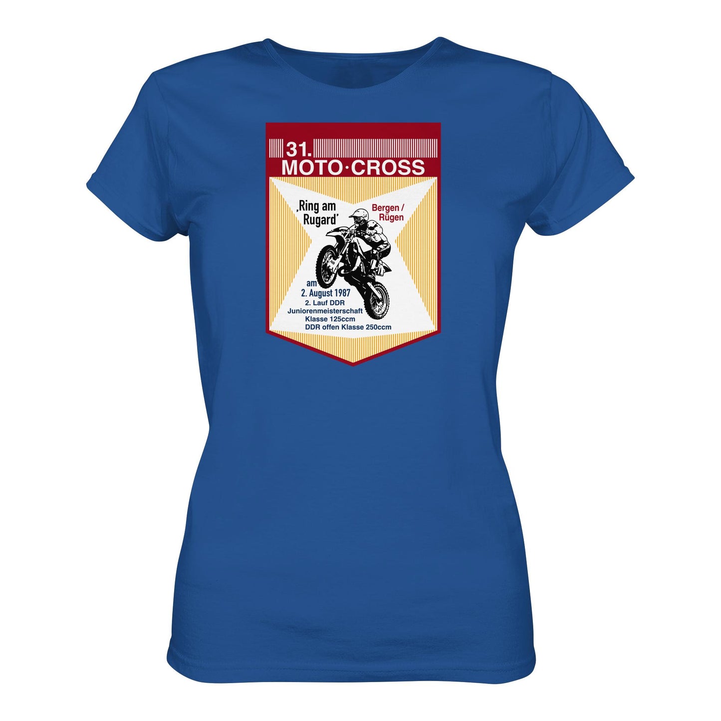 DDR Ostalgie Shirt Mädels • 31. MOTO-CROSS DDR-MEISTERSCHAFT - 1987 BERGEN RÜGEN
