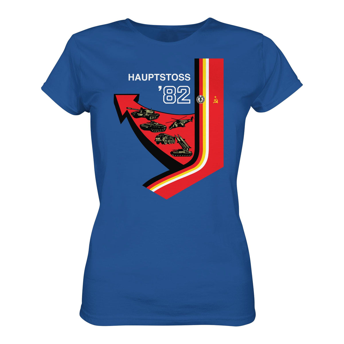 DDR Ostalgie Shirt Mädels • MANÖVER HAUPTSTOSS 1982 (ORIGINAL-PLAKAT)