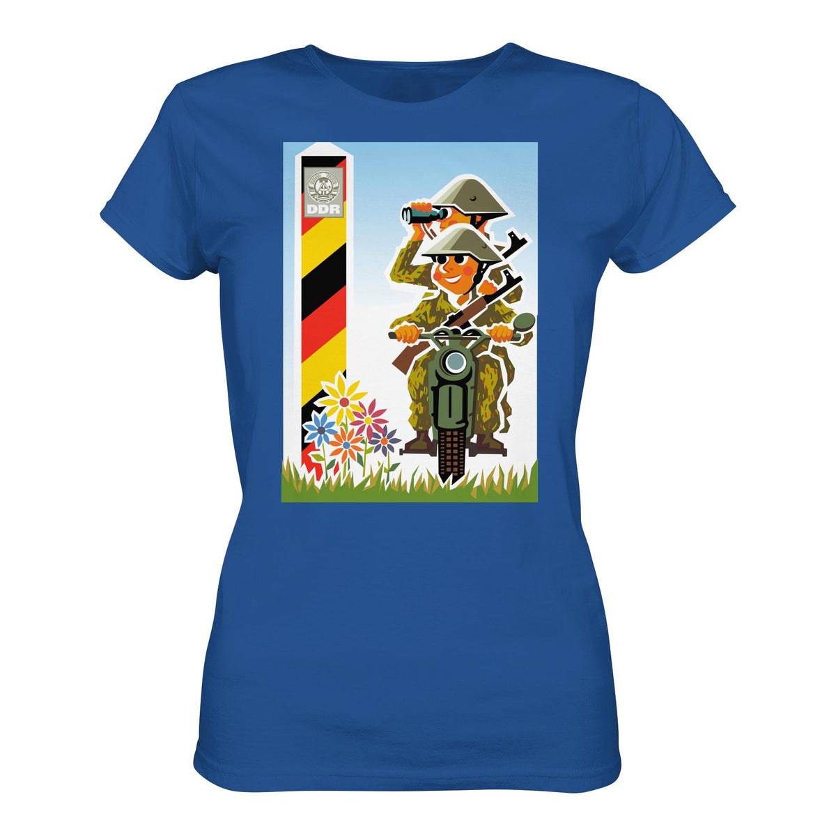 DDR Ostalgie Shirt Mädels • NVA-GRENZTRUPPEN (ORIGINAL-PLAKAT)