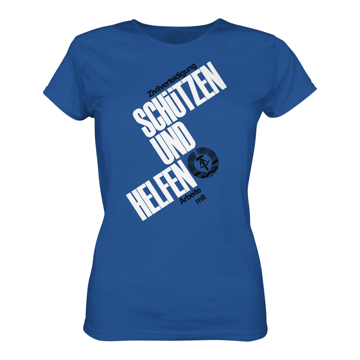 DDR-ZIVILVERTEIDIGUNG (ORIGINAL-PLAKAT) | DDR Ostalgie Shirt Mädels