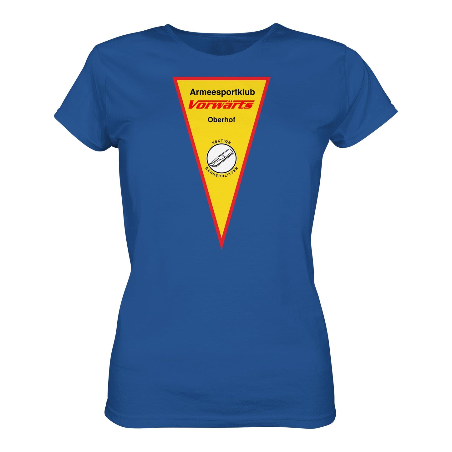DDR Ostalgie Shirt Mädels • ARMEESPORTKLUB VORWÄRTS OBERHOF - RENNSCHLITTEN