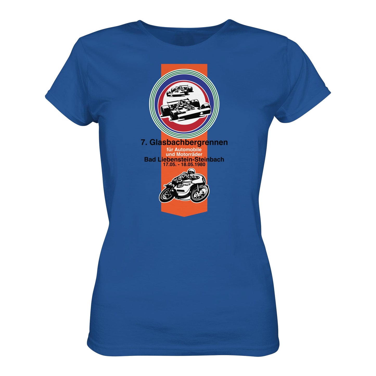 DDR Ostalgie Shirt Mädels • GLASBACHBERGRENNEN BAD LIEBENSTEIN (ORIGINAL WIMPEL)