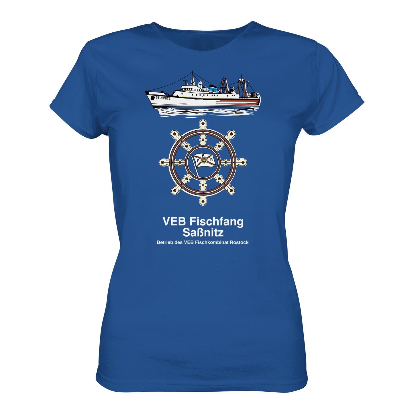 DDR Ostalgie Shirt Mädels • VEB FISCHFANG SASSNITZ - Ladies Premium Shirt