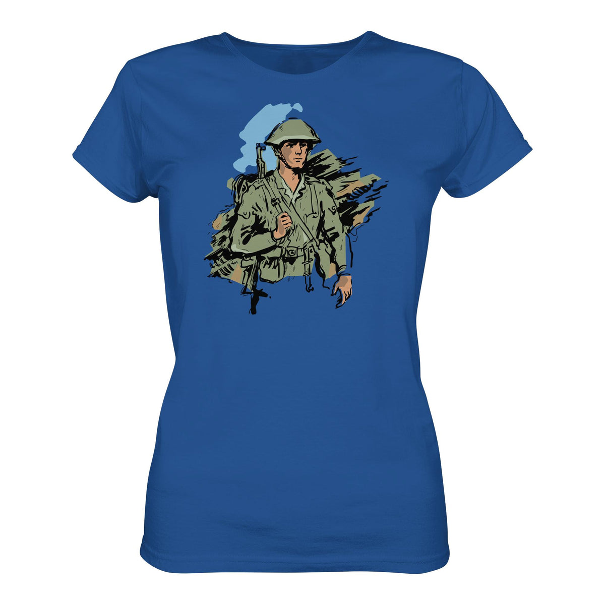 DDR Ostalgie Shirt Mädels • NVA-SOLDAT (ORIGINAL-ILLUSTRATION)