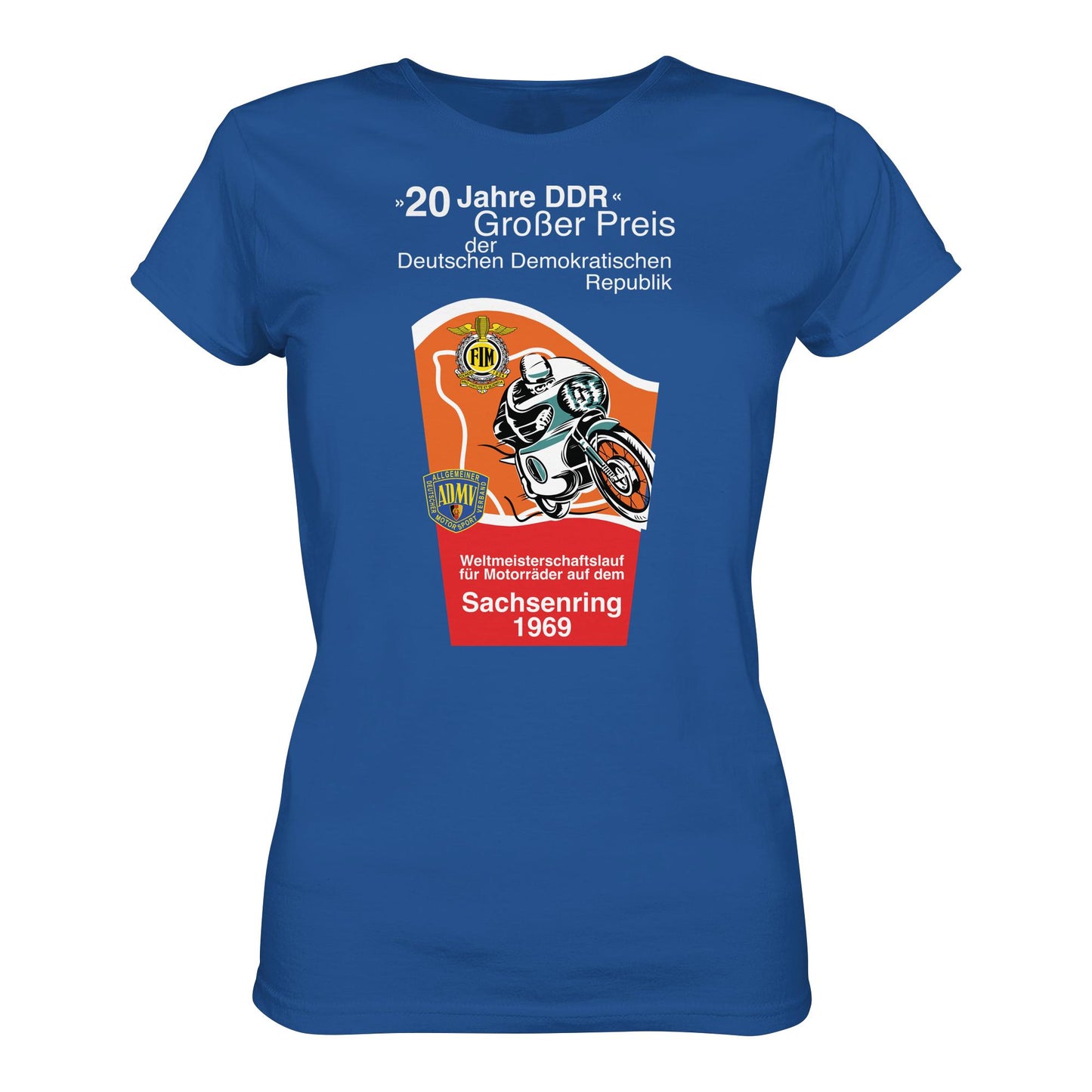 DDR Ostalgie Shirt Mädels • SACHSENRING 1969, WELTMEISTERSCHAFTSLAUF
