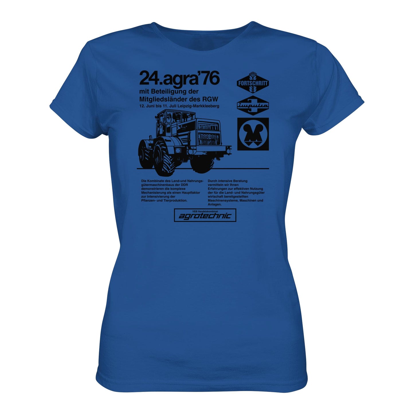 DDR Ostalgie Shirt Mädels • AGRA 1976, LEIPZIG-MARKKLEEBERG