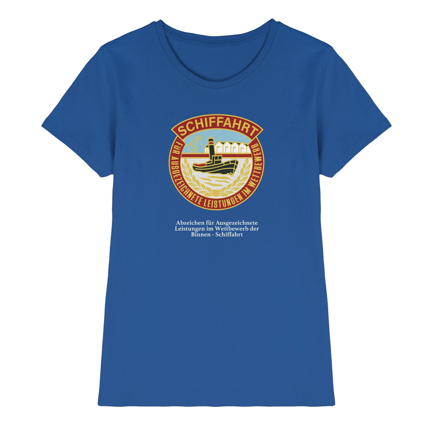 DDR Ostalgie Shirt Mädels • BINNEN-SCHIFFAHRT - ABZEICHEN FÜR AUSGEZEICHNETE LEISTUNGEN
