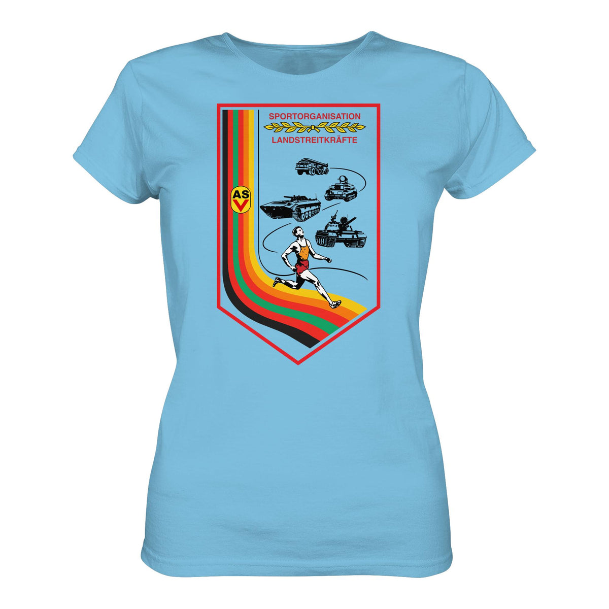 NVA ASV - SPORTORGANISATION LANDSTREITKRÄFTE | DDR Ostalgie Shirt Mädels