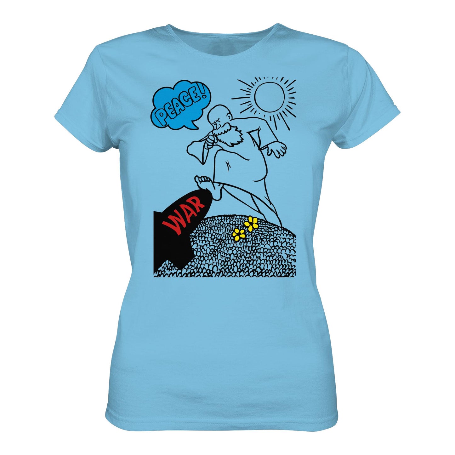 DDR Ostalgie Shirt Mädels • PEACE & WAR (ORIGINAL DDR-PLAKAT)