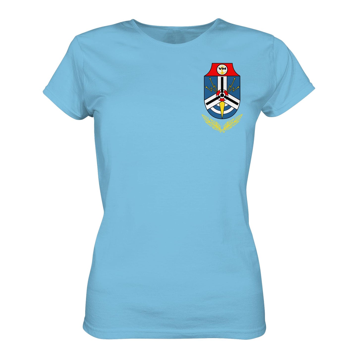 DDR Ostalgie Shirt Mädels • NVA EMBLEM - MARINEGESCHWADER 18 - KURT BARTHEL