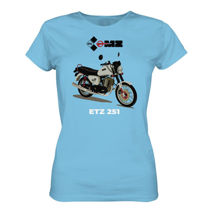 DDR Ostalgie Shirt Mädels • MZ ETZ 251 - ORIGINALWERBUNG