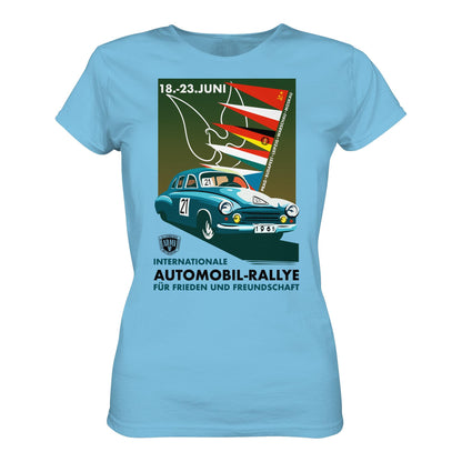 DDR Ostalgie Shirt Mädels • INTERNATIONALE RALLYE WARTBURG 1961 (ORIGINAL-PLAKAT)