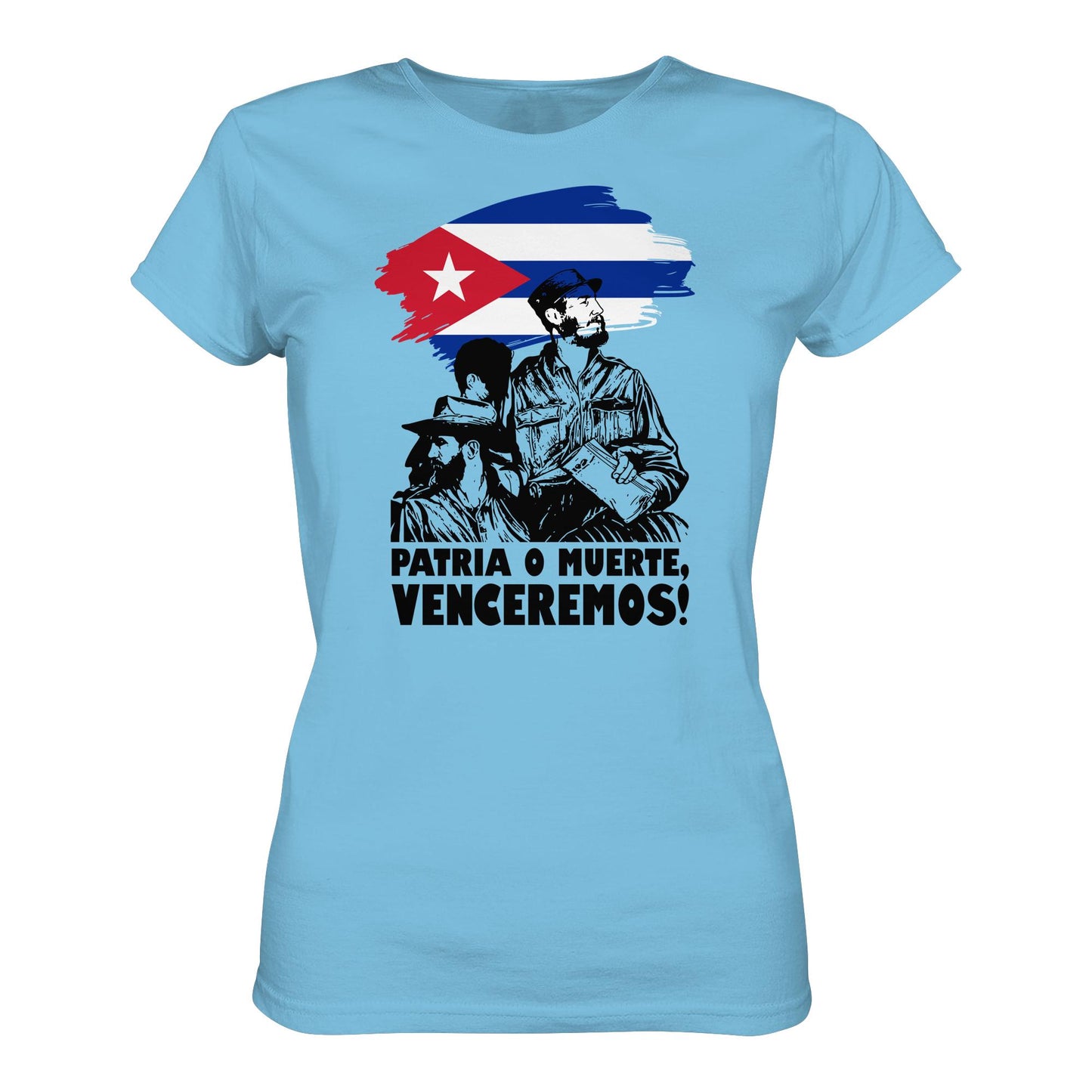DDR Ostalgie Shirt Mädels • KUBA - PATRIA O MUERTE, VENCEREMOS! (ORIGINAL PLAKAT)