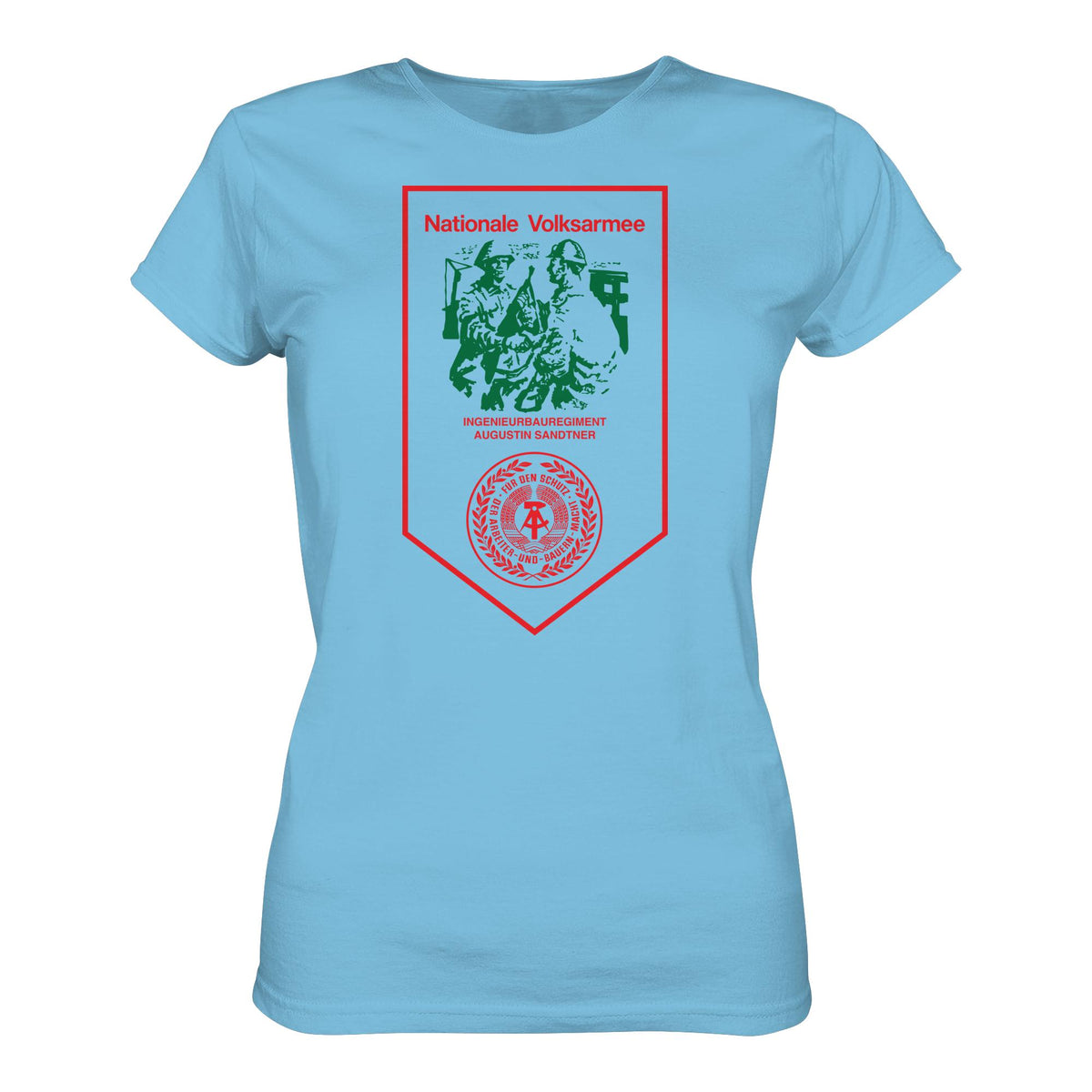 DDR Ostalgie Shirt Mädels • NVA - INGENIEURBAUREGIMENT AUGUSTIN SANDTNER