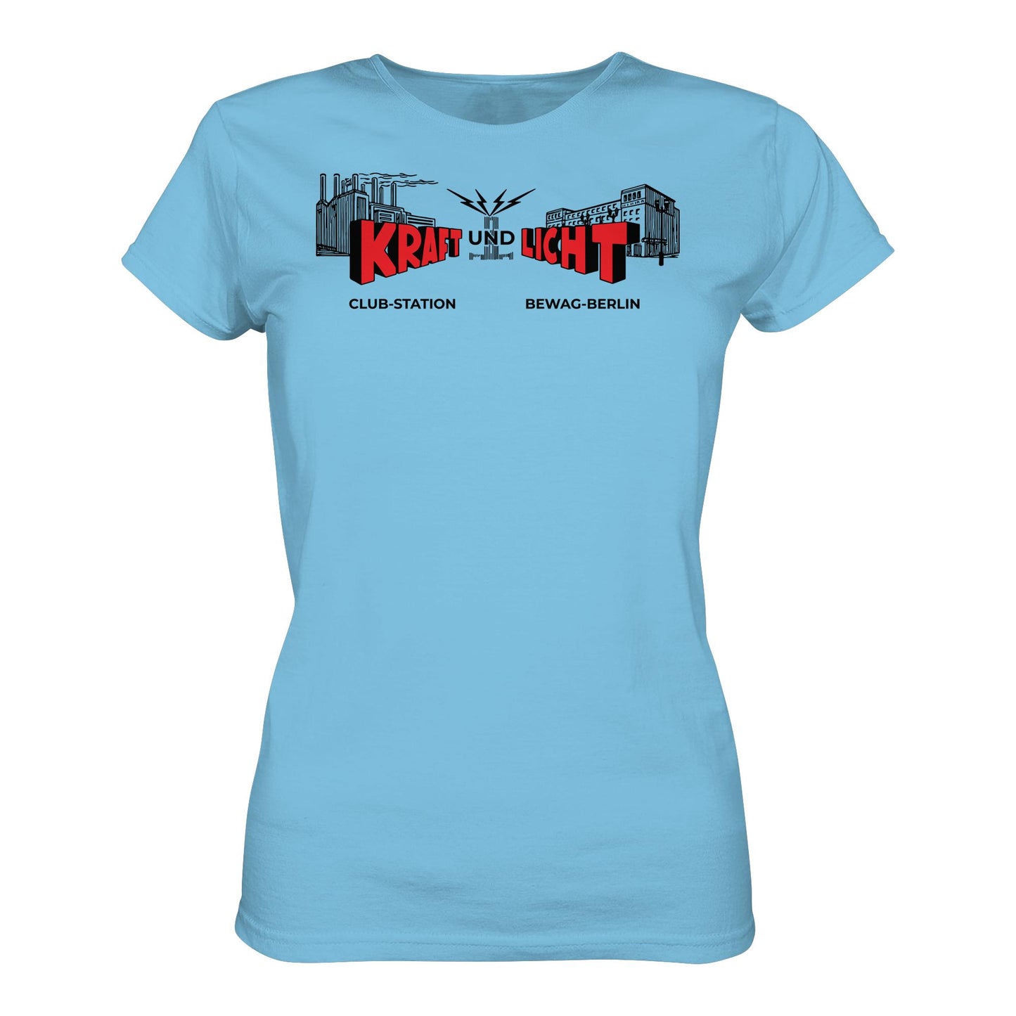 DDR Ostalgie Shirt Mädels • KRAFT UND LICHT - BEWAG BERLIN