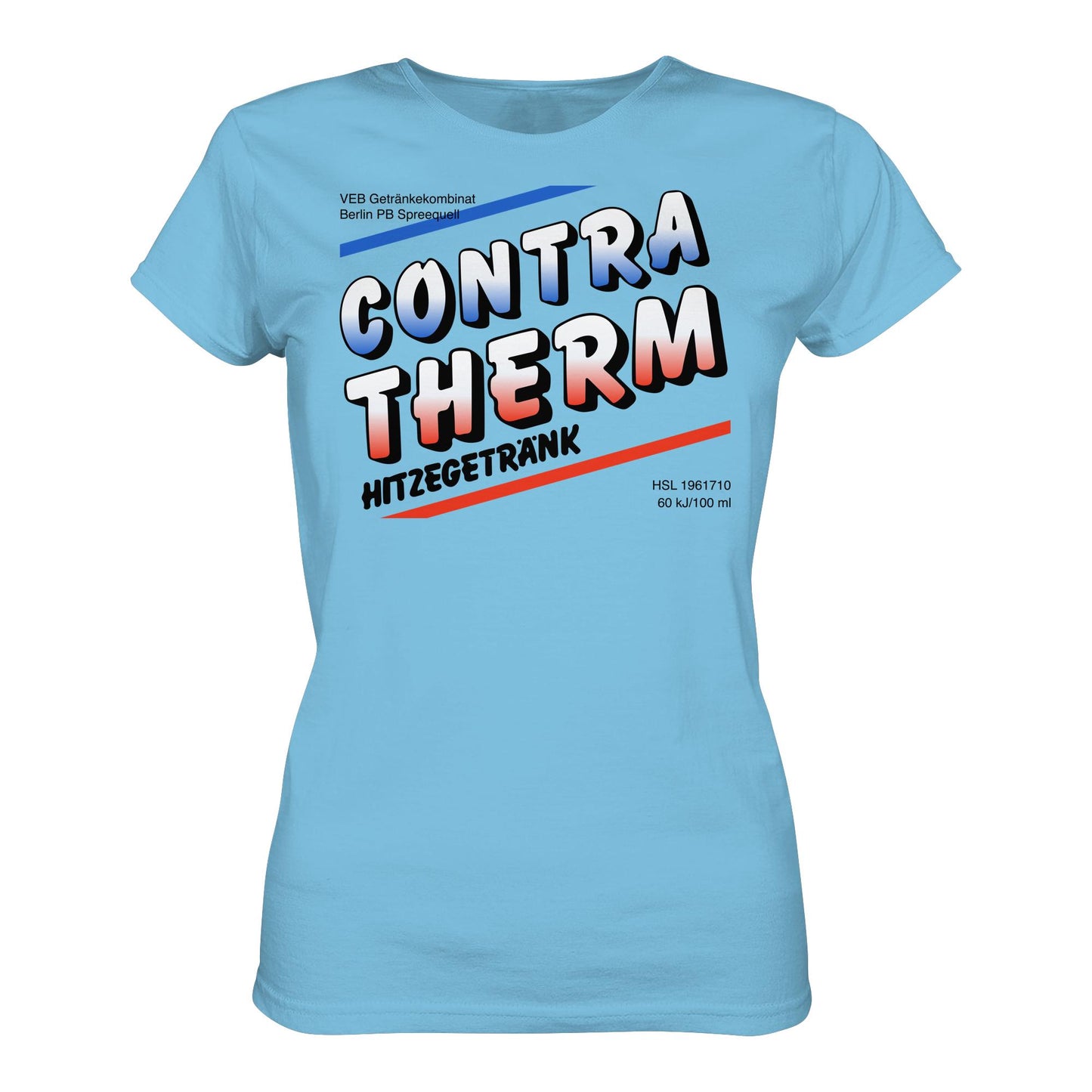 DDR Ostalgie Shirt Mädels • CONTRA THERM - VEB GETRÄNKEKOMBINAT BERLIN SPREEQUELL