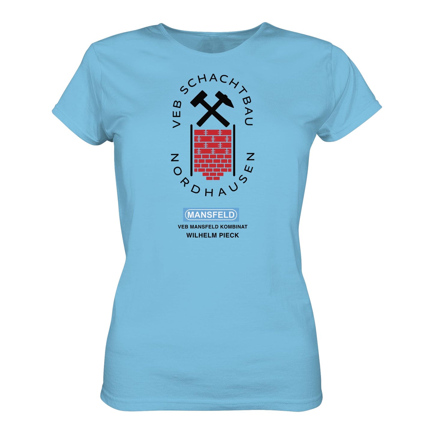 DDR Ostalgie Shirt Mädels • VEB SCHACHTBAU NORDHAUSEN - VEB MANSFELD KOMBINAT