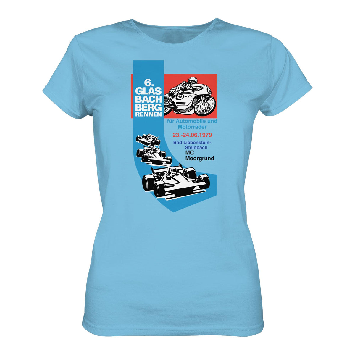 DDR Ostalgie Shirt Mädels • 6. GLASBACHBERGRENNEN 1979