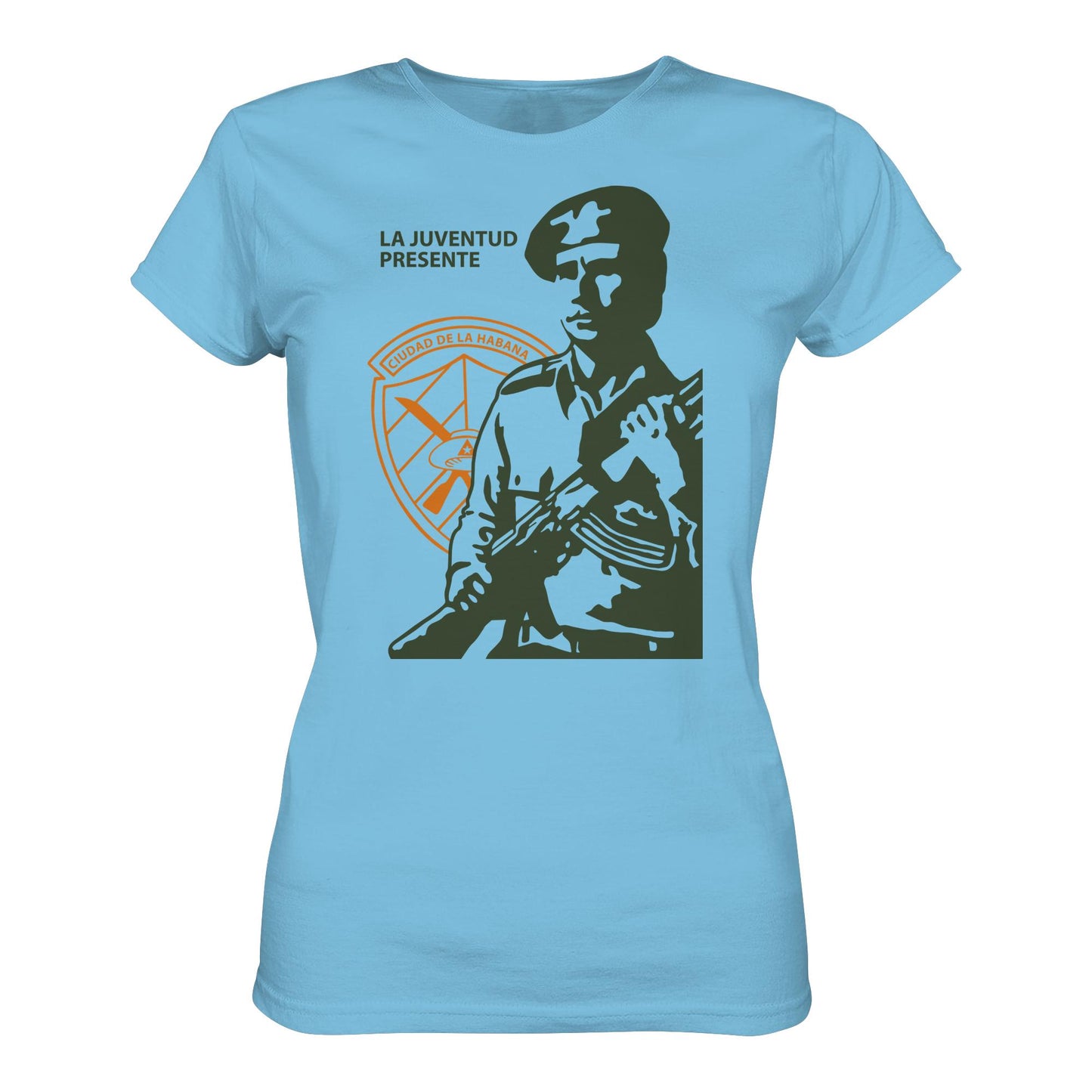 DDR Ostalgie Shirt Mädels • LA JUVENTUD PRESENTE CIUDAD DE LA HABANA (DIE JUGEND HAVANNAS IST AKTIV)