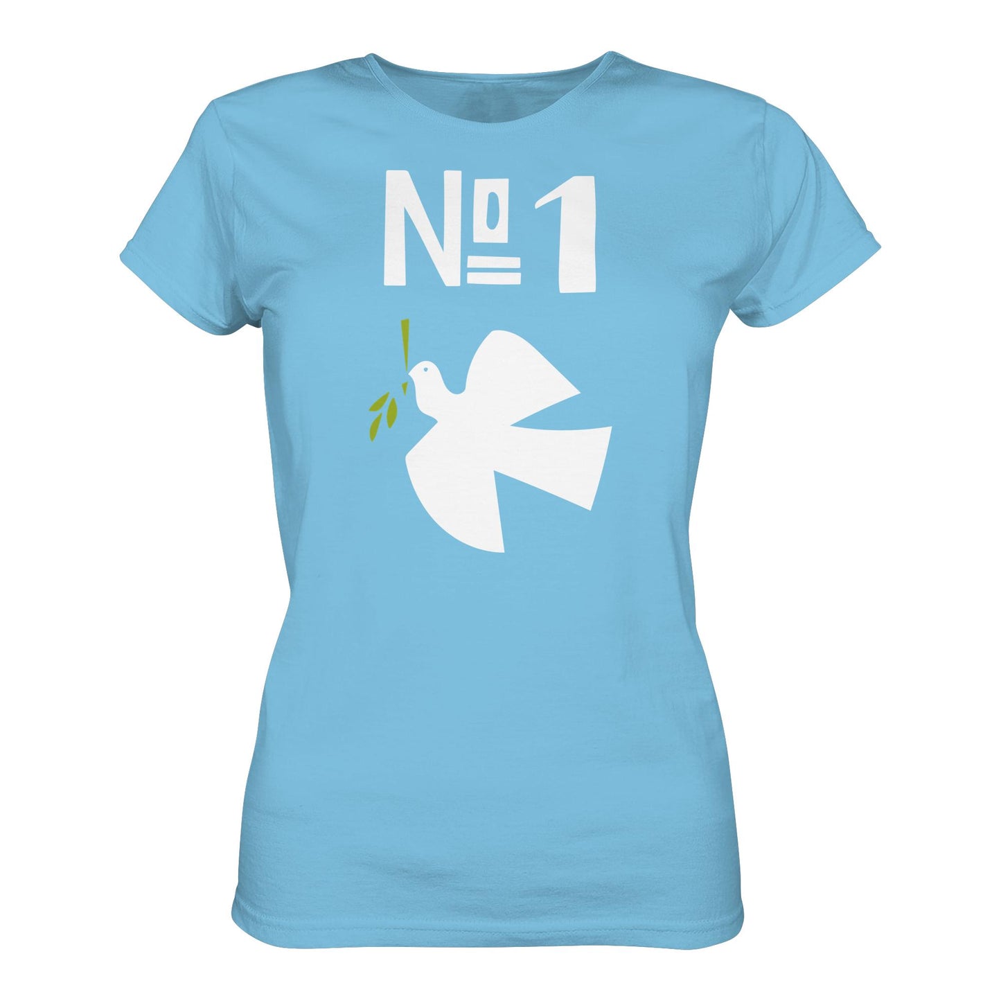 DDR Ostalgie Shirt Mädels • NO. 1 PRIORITÄT - FRIEDEN! (ORIGINAL PLAKAT)