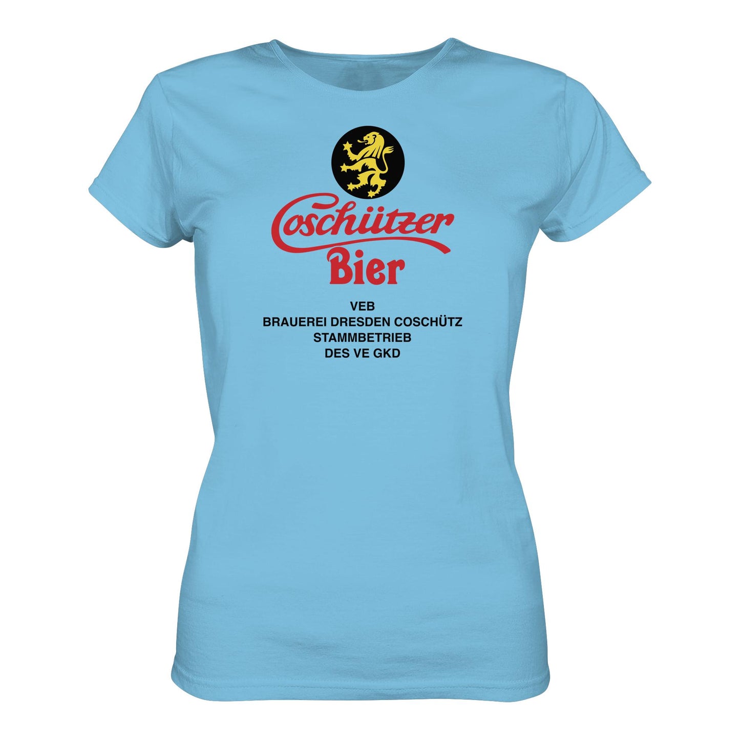 DDR Ostalgie Shirt Mädels • COSCHÜTZER BIER - VEB BRAUER DRESDEN