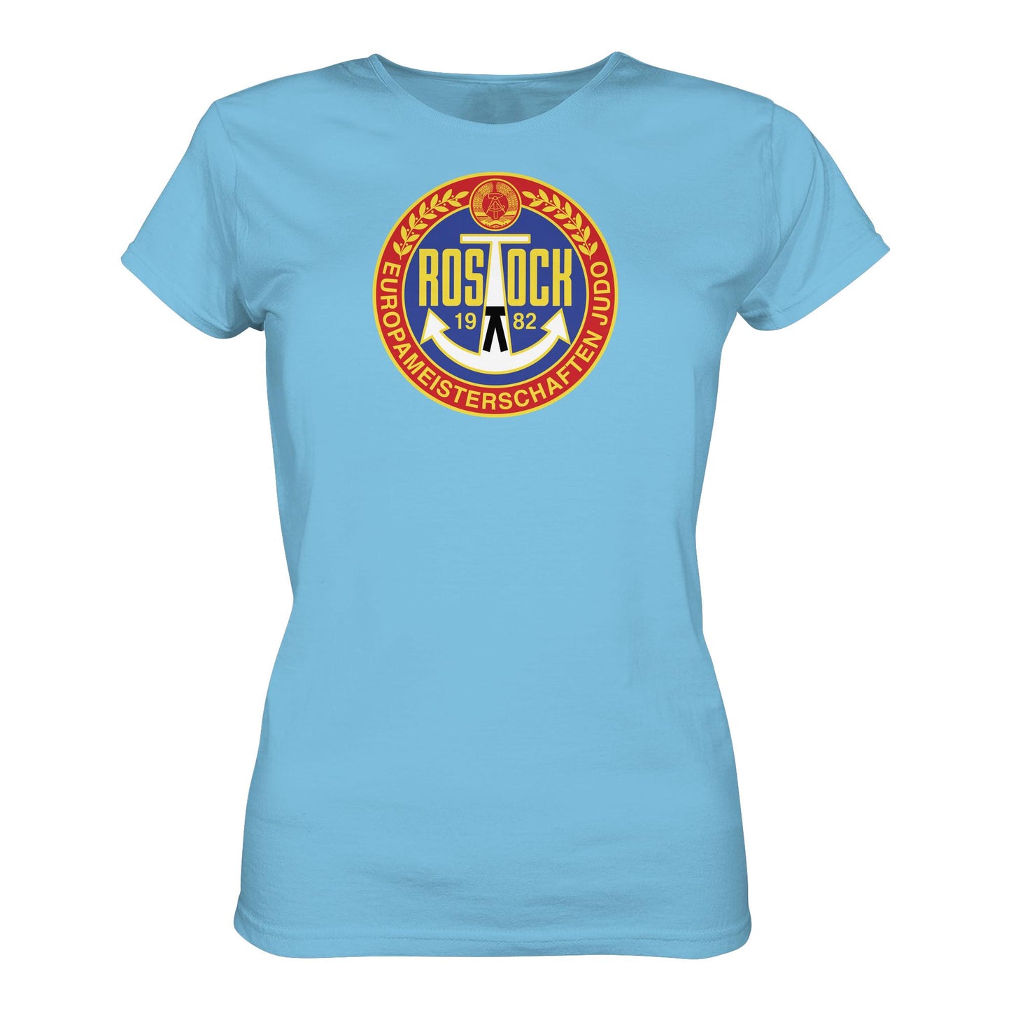 DDR Ostalgie Shirt Mädels • EUROPAMEISTERSCHAFTEN IM JUDO - ROSTOCK 1982