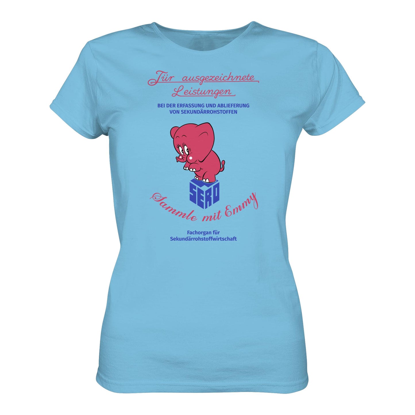 DDR Ostalgie Shirt Mädels • FÜR AUSGEZEICHNETE LEISTUNGEN - SERO EMMY (ORIGINAL-WIMPEL)