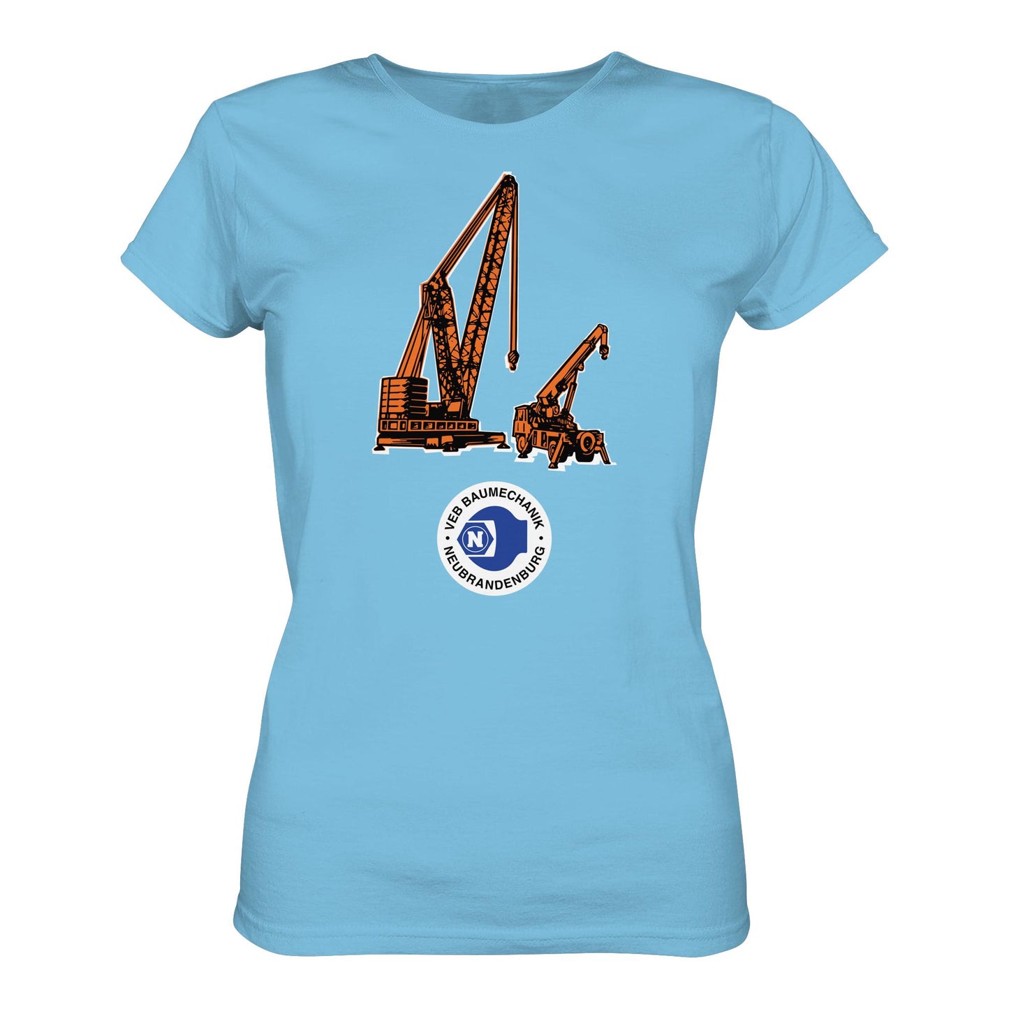 DDR Ostalgie Shirt Mädels • VEB BAUMECHANIK NEUBRANDENBURG