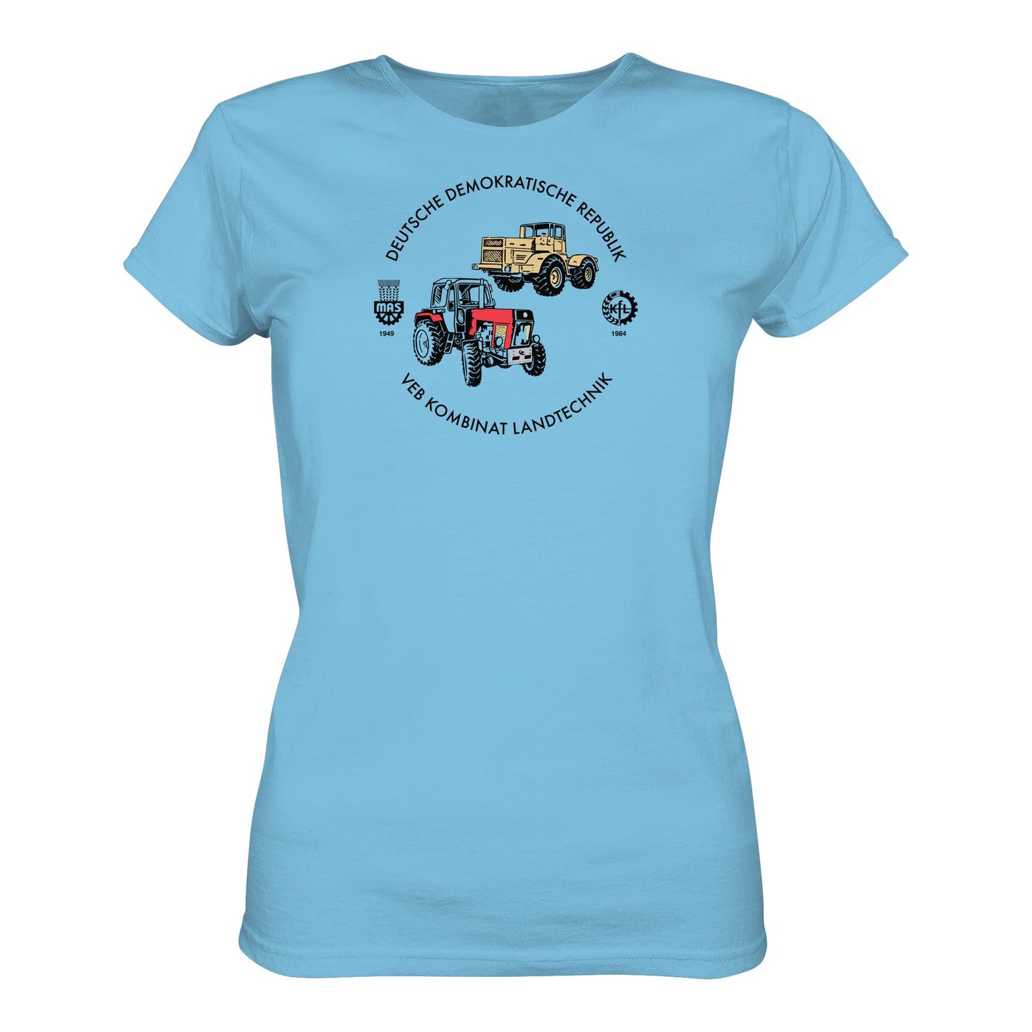 DDR Ostalgie Shirt Mädels • VEB KOMBINAT LANDTECHNIK (ORIGINAL GEDÄCHTNISTELLER)