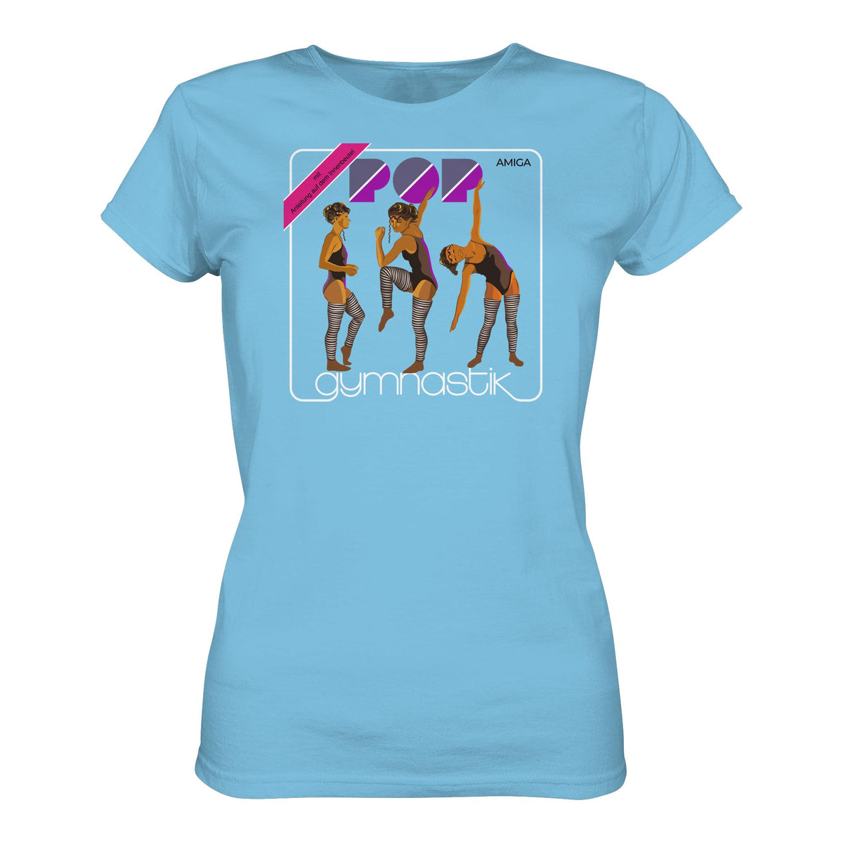 DDR Ostalgie Shirt Mädels • AMIGA POP-GYMNASTIK (ORIGINAL PLATTENCOVER)
