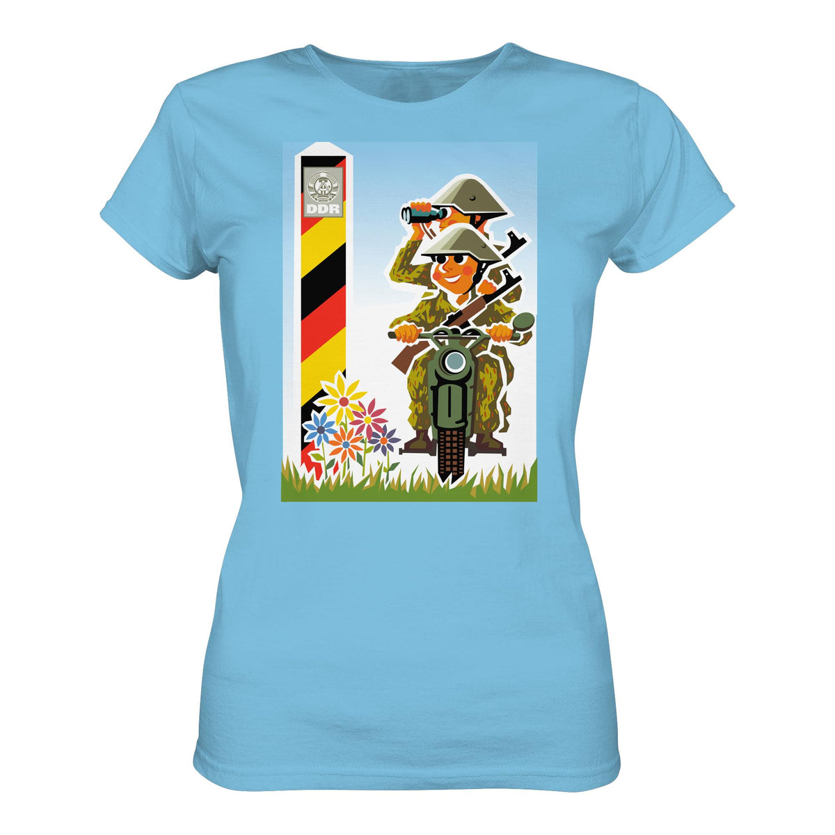 DDR Ostalgie Shirt Mädels • NVA-GRENZTRUPPEN (ORIGINAL-PLAKAT)