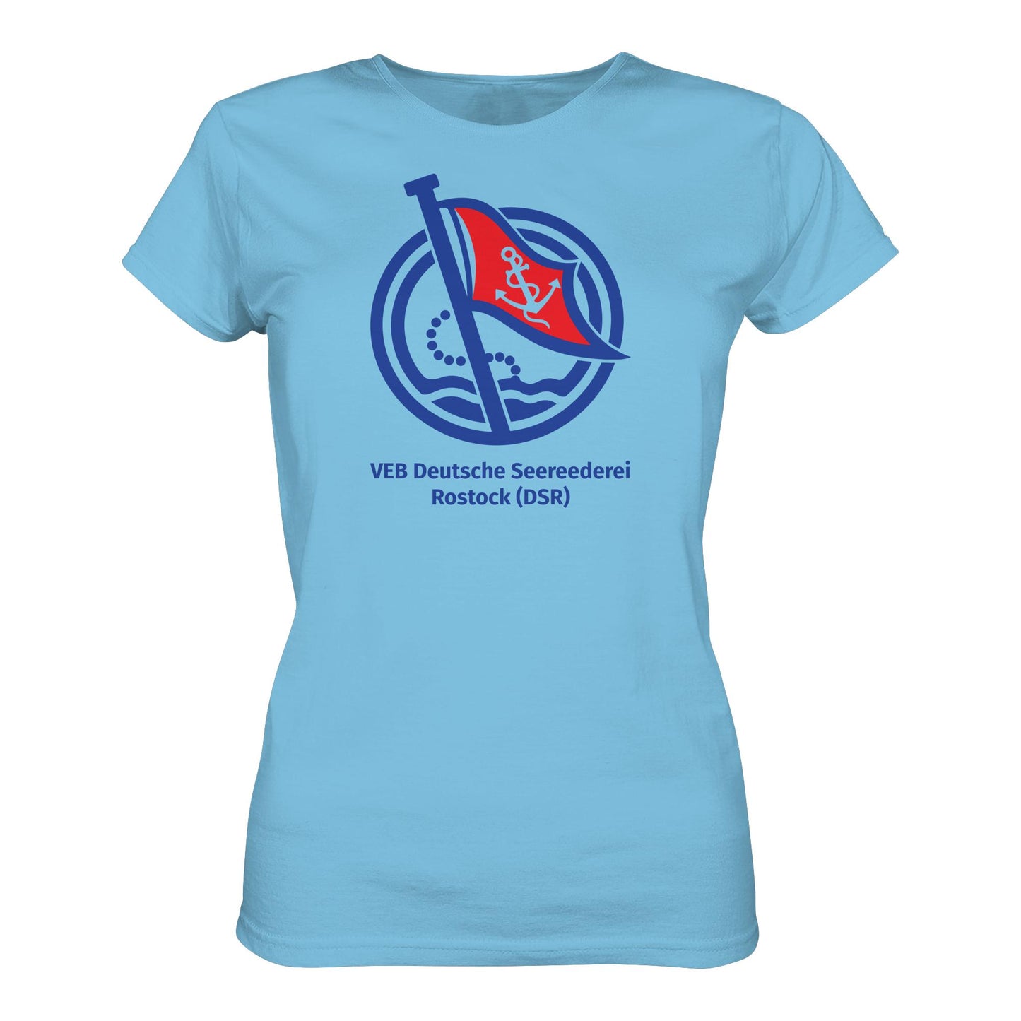 DDR Ostalgie Shirt Mädels • VEB DEUTSCHE SEEREEDEREI ROSTOCK (DSR)