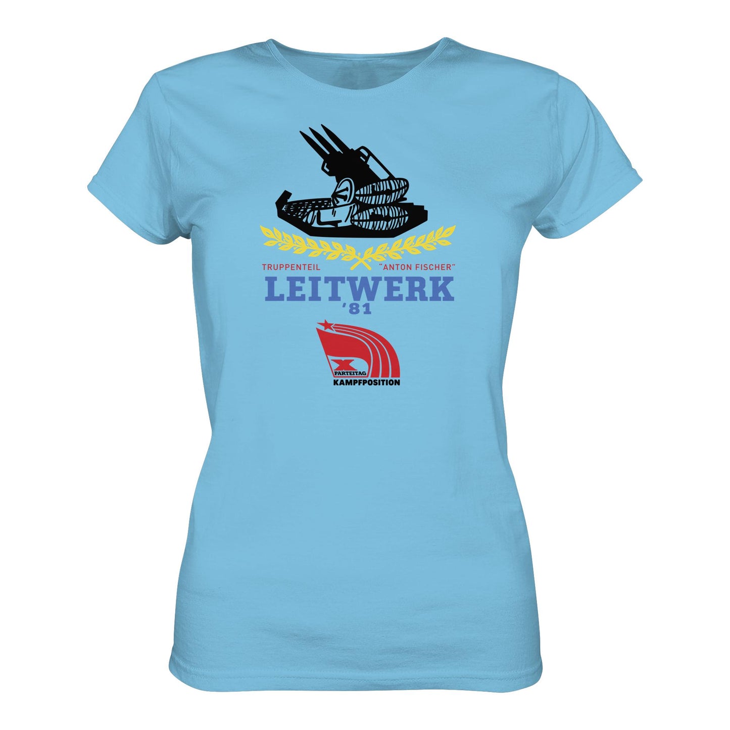 DDR Ostalgie Shirt Mädels • LEITWERK 81, TRUPPENTEIL ANTON FISCHER