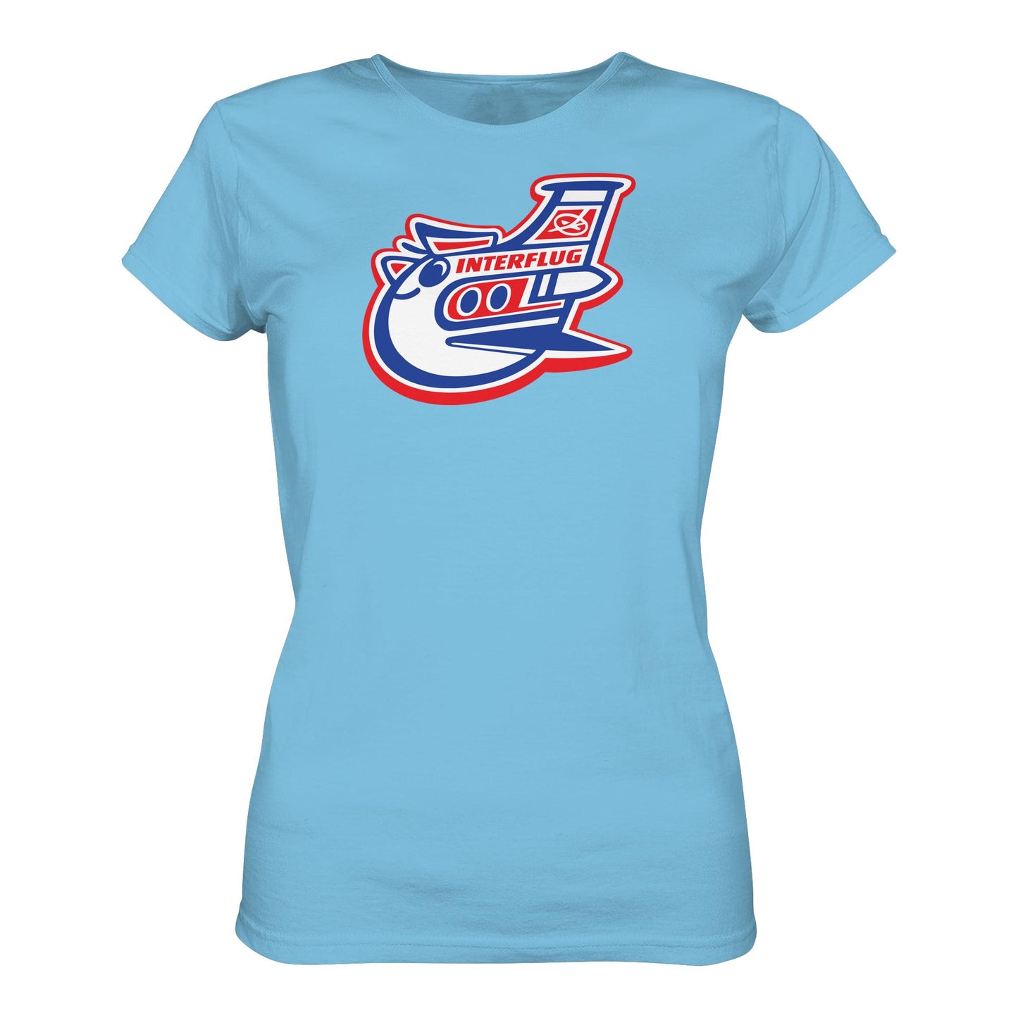DDR Ostalgie Shirt Mädels • INTERFLUG (ORIGINAL PIN)