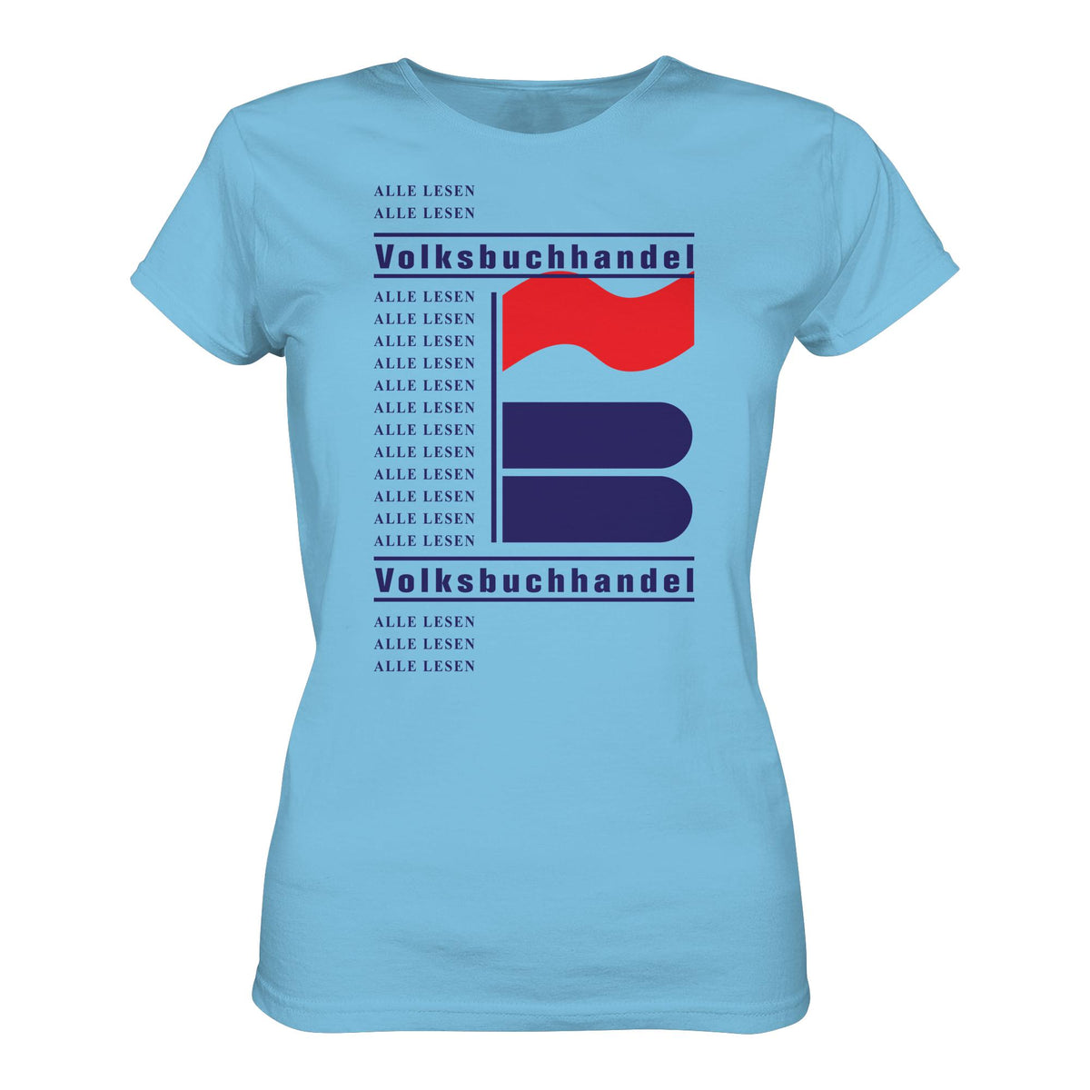 VOLKSBUCHHANDEL DER DDR | DDR Ostalgie Shirt Mädels