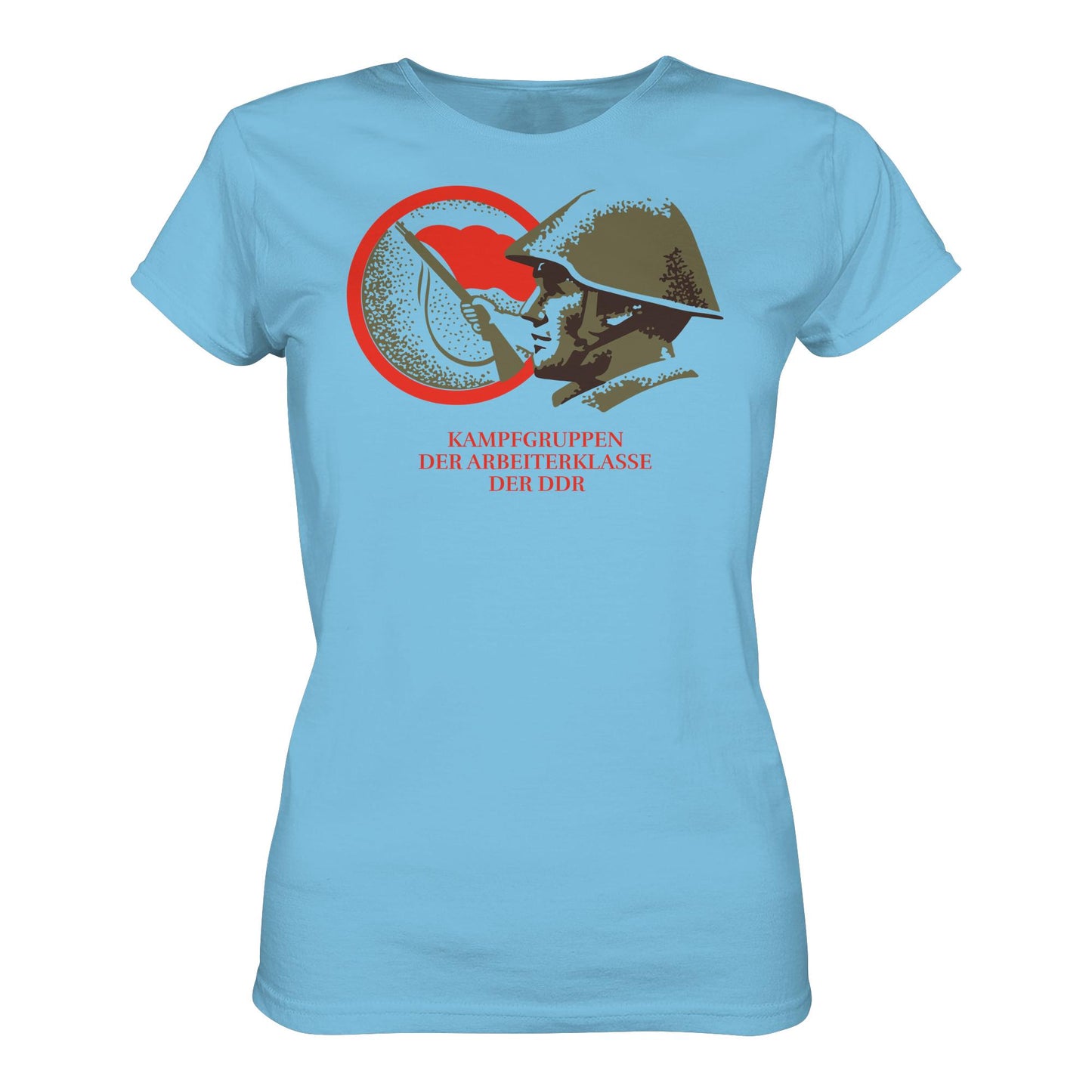 DDR Ostalgie Shirt Mädels • KAMPFGRUPPEN DER ARBEITERKLASSE (ORIGINAL BRIEFMARKE)