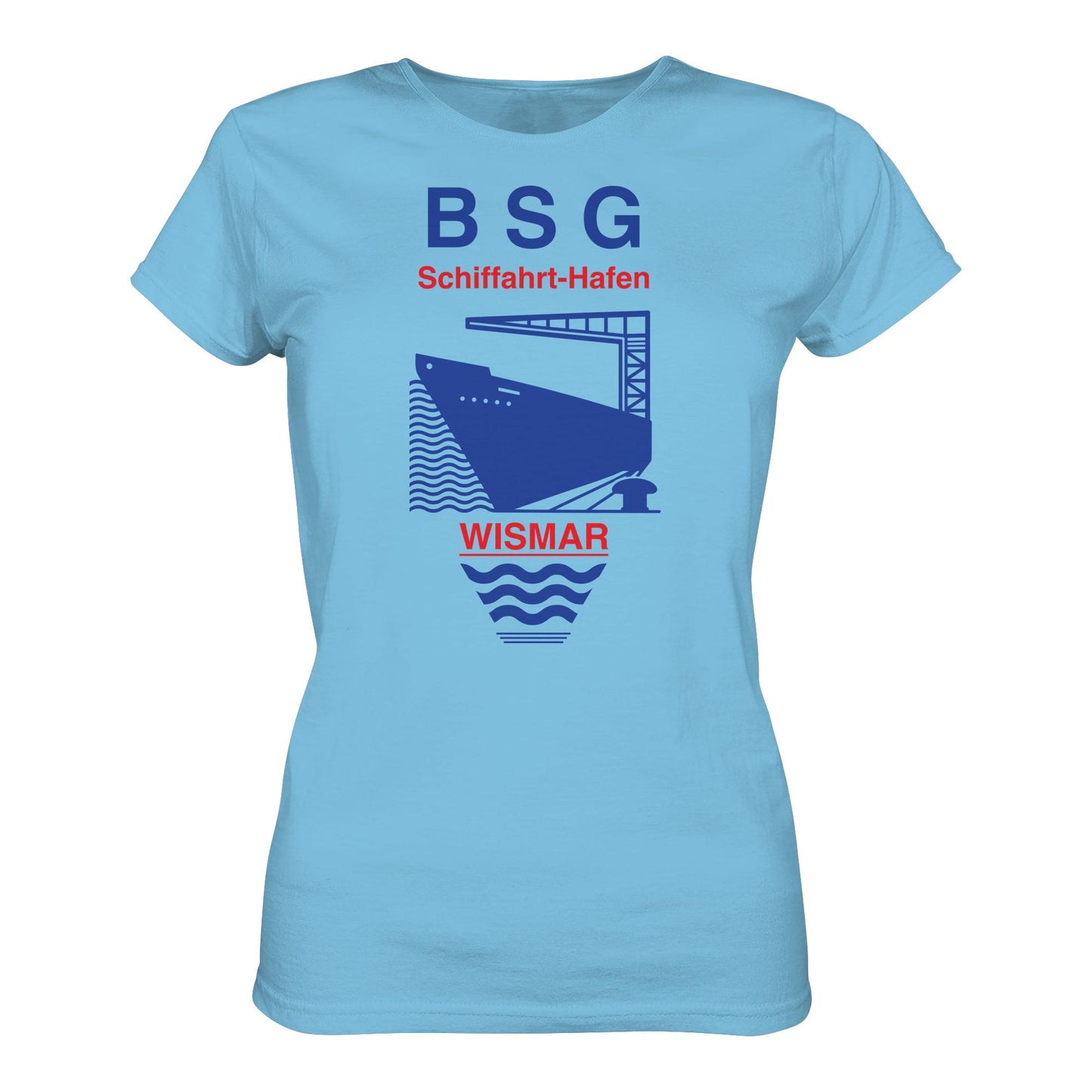 DDR Ostalgie Shirt Mädels • BSG SCHIFFAHRT HAFEN WISMAR