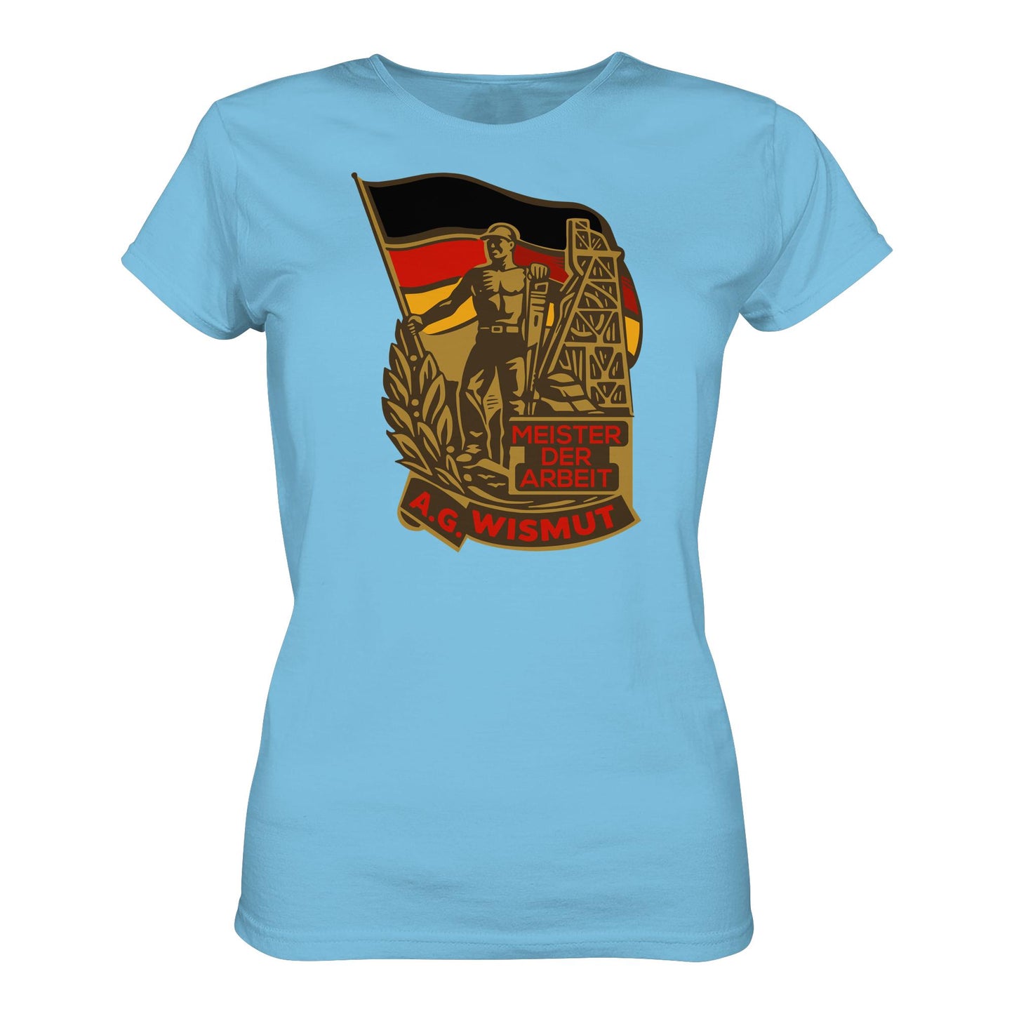 DDR Ostalgie Shirt Mädels • WISMUT - MEISTER DER ARBEIT